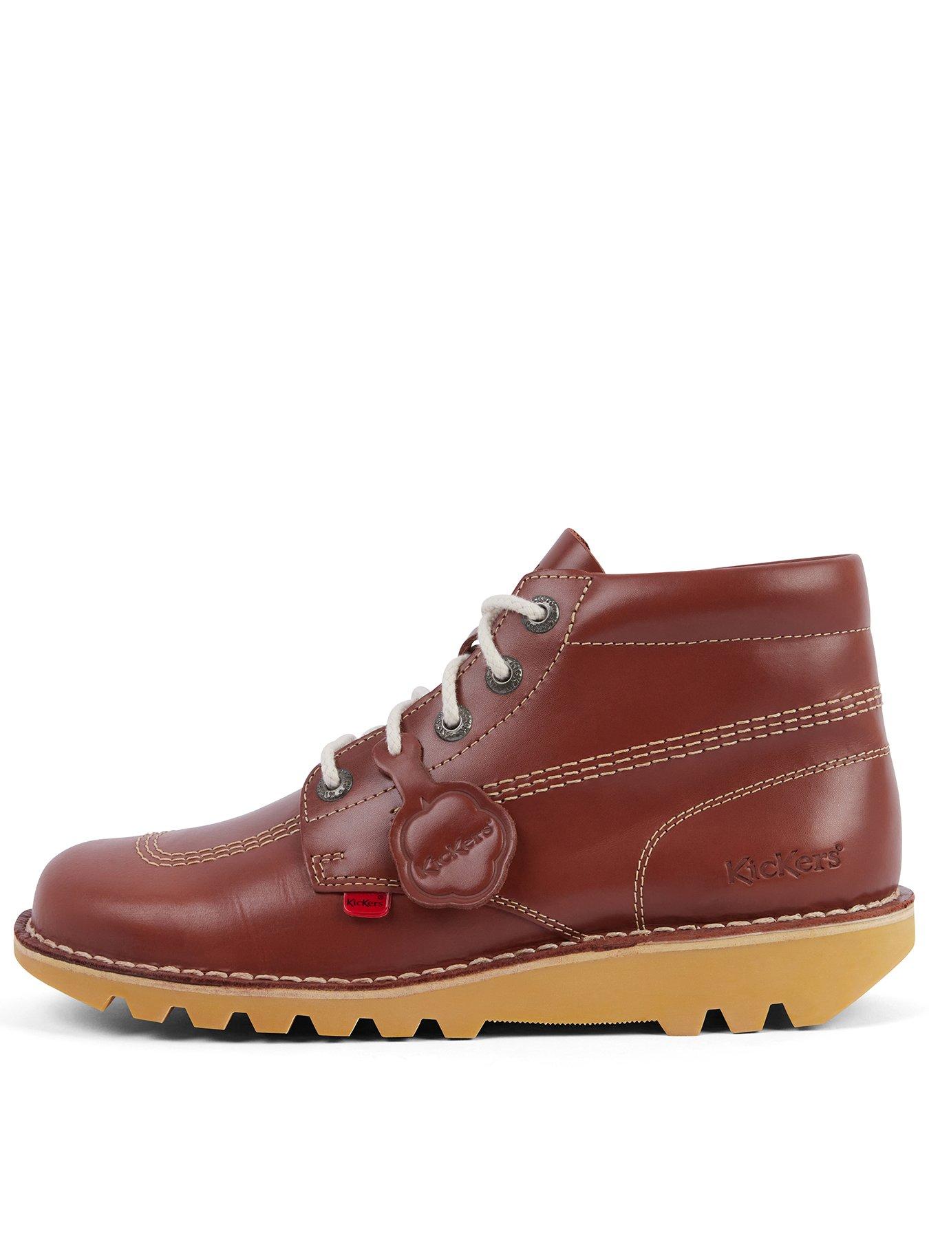 undefined Kickers Kick Hi Lace Up Boots - Brown