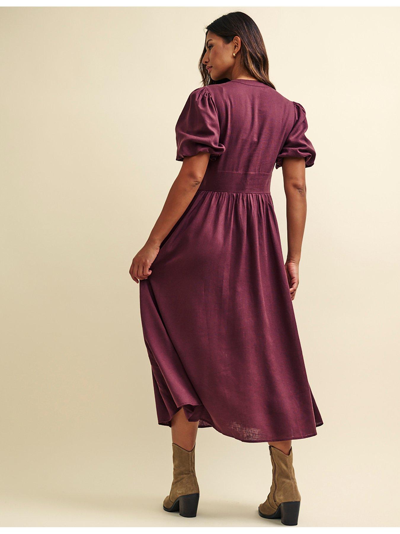 nobodys-child-starlight-midi-dress-purplestillFront