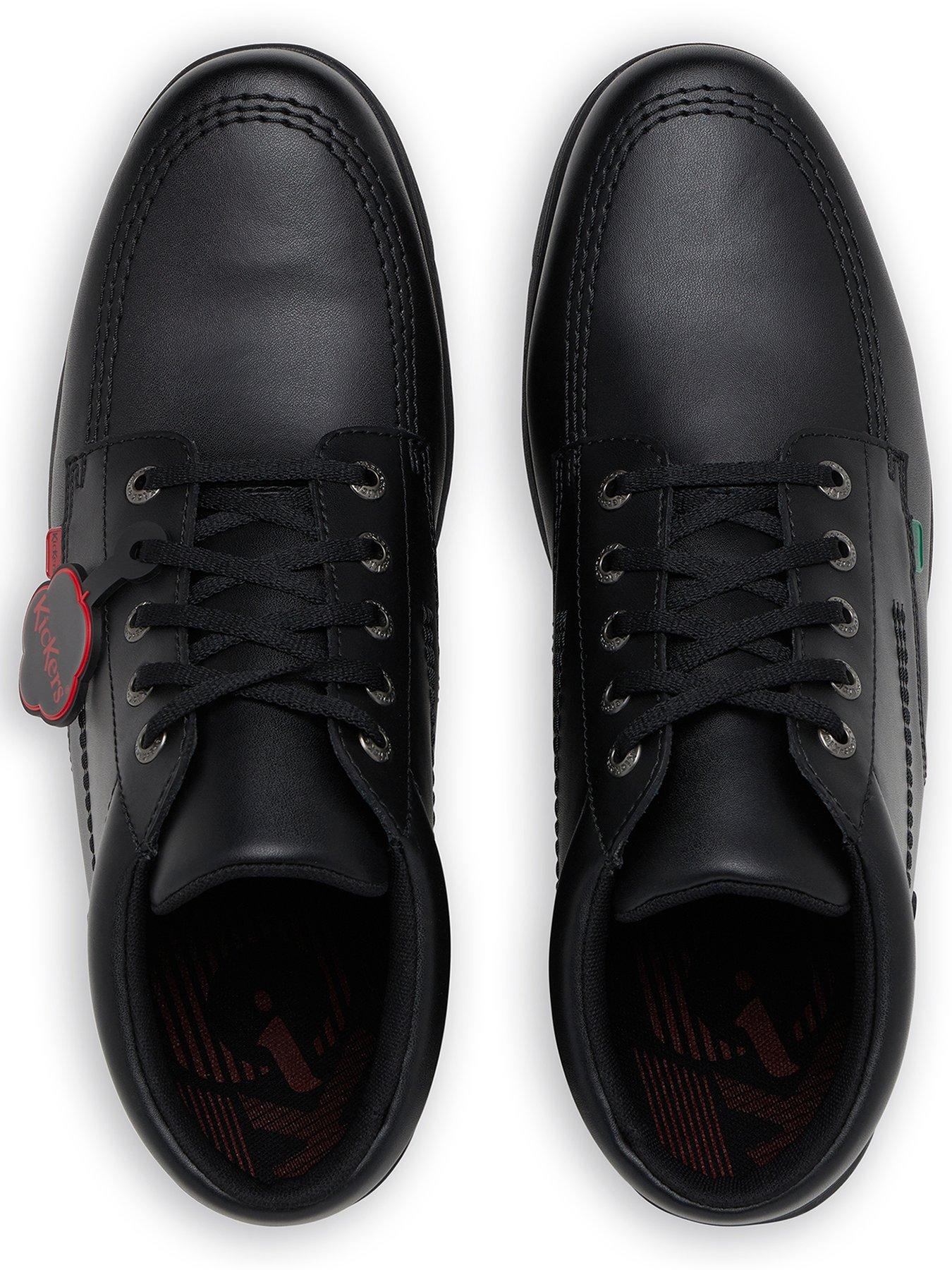 Image 4 of 6 of Kickers Kelland Lace Hi Lace Up Boots - Black