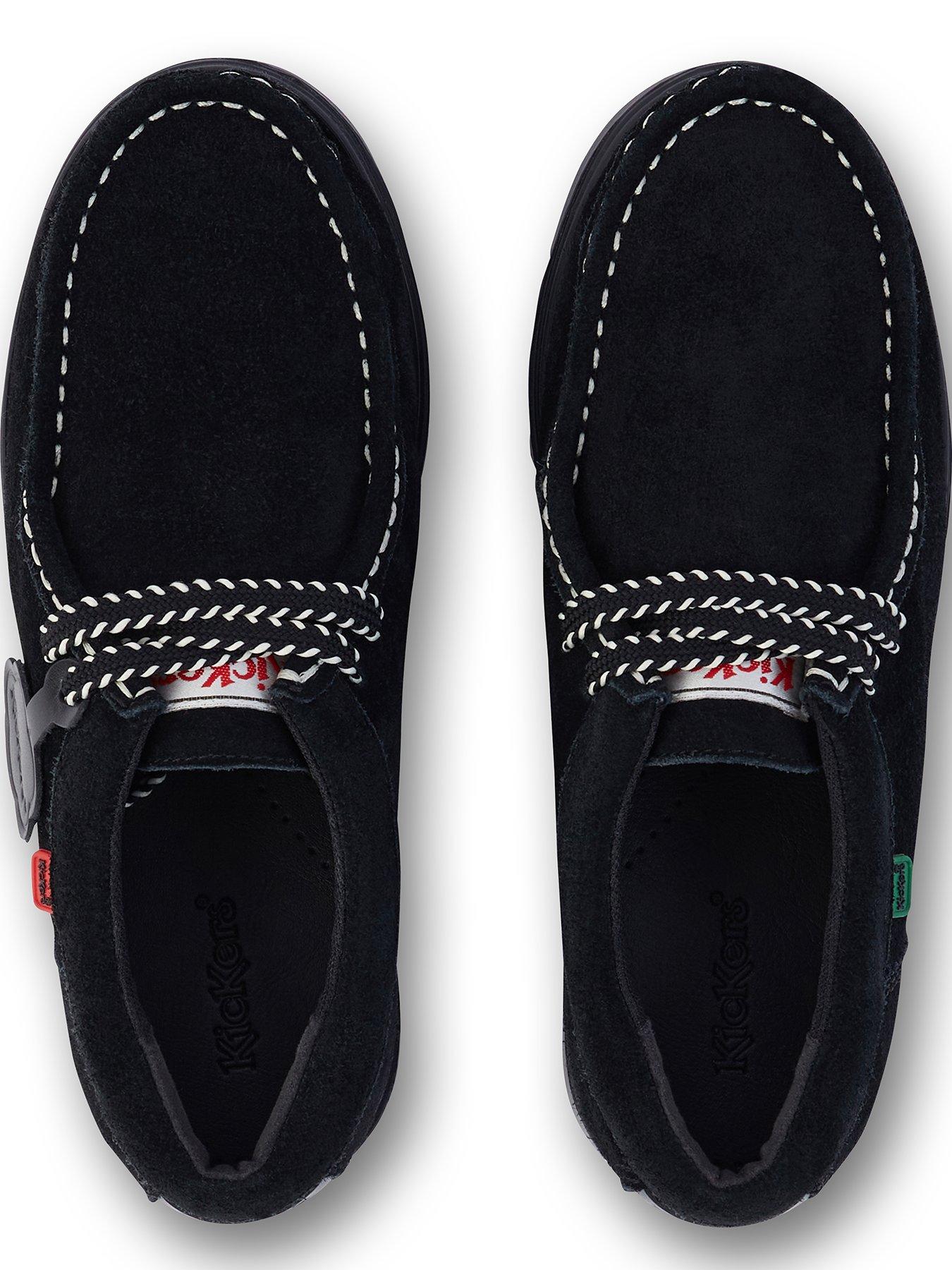 Image 4 of 5 of Kickers Kickers Lennon Wallabee Lace Up Shoes - Black