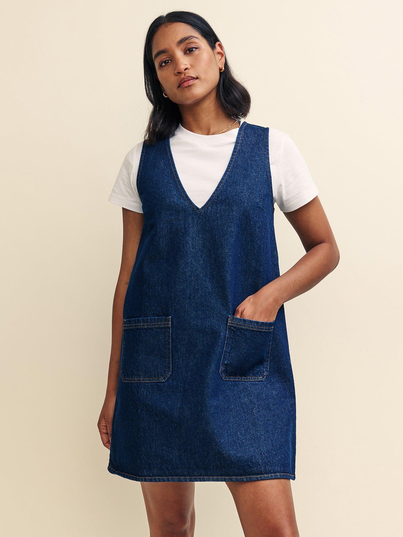 nobodys-child-piper-denim-mini-dress-blue