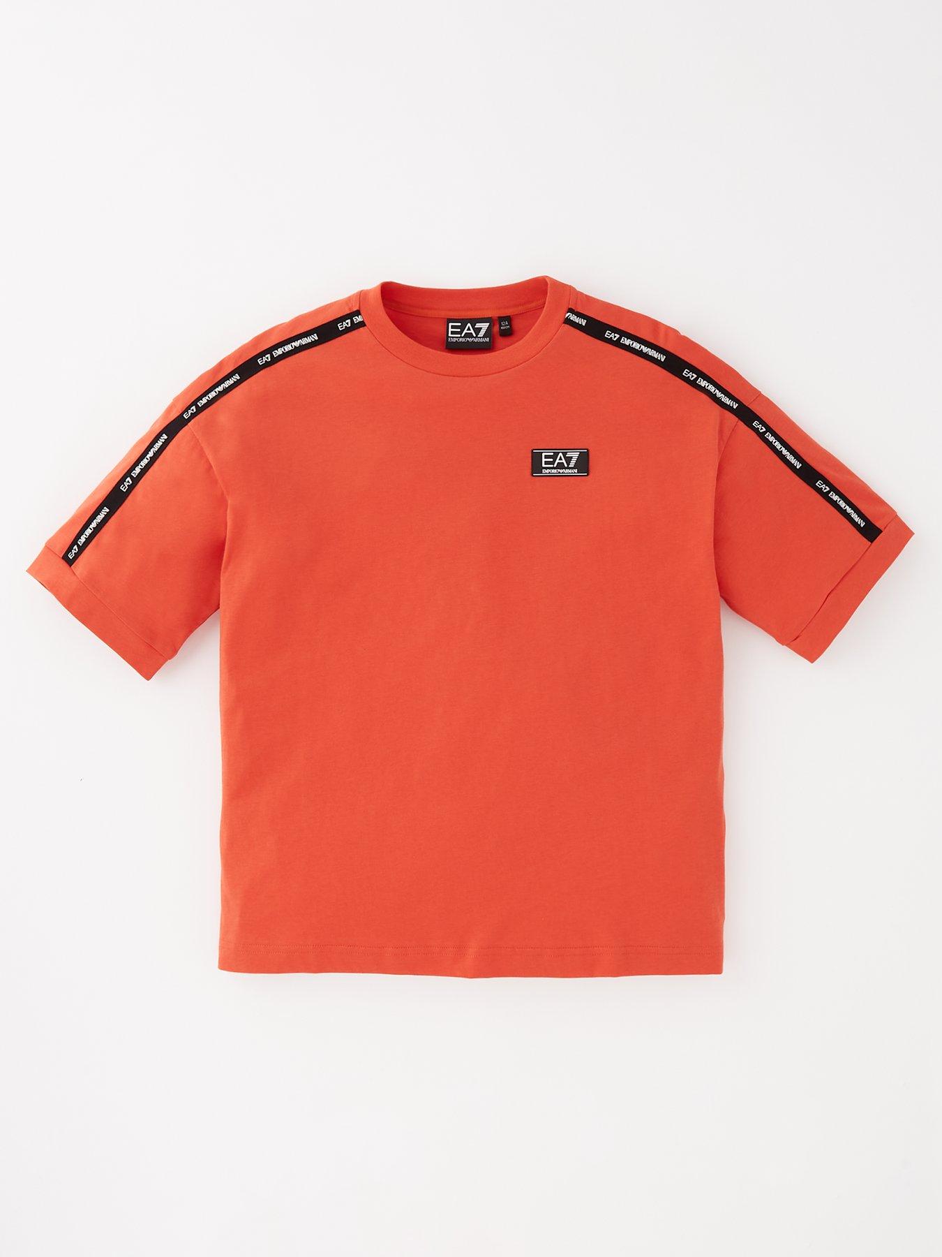 ea7-emporio-armani-boys-tape-logo-short-sleeve-t-shirt-dark-orange