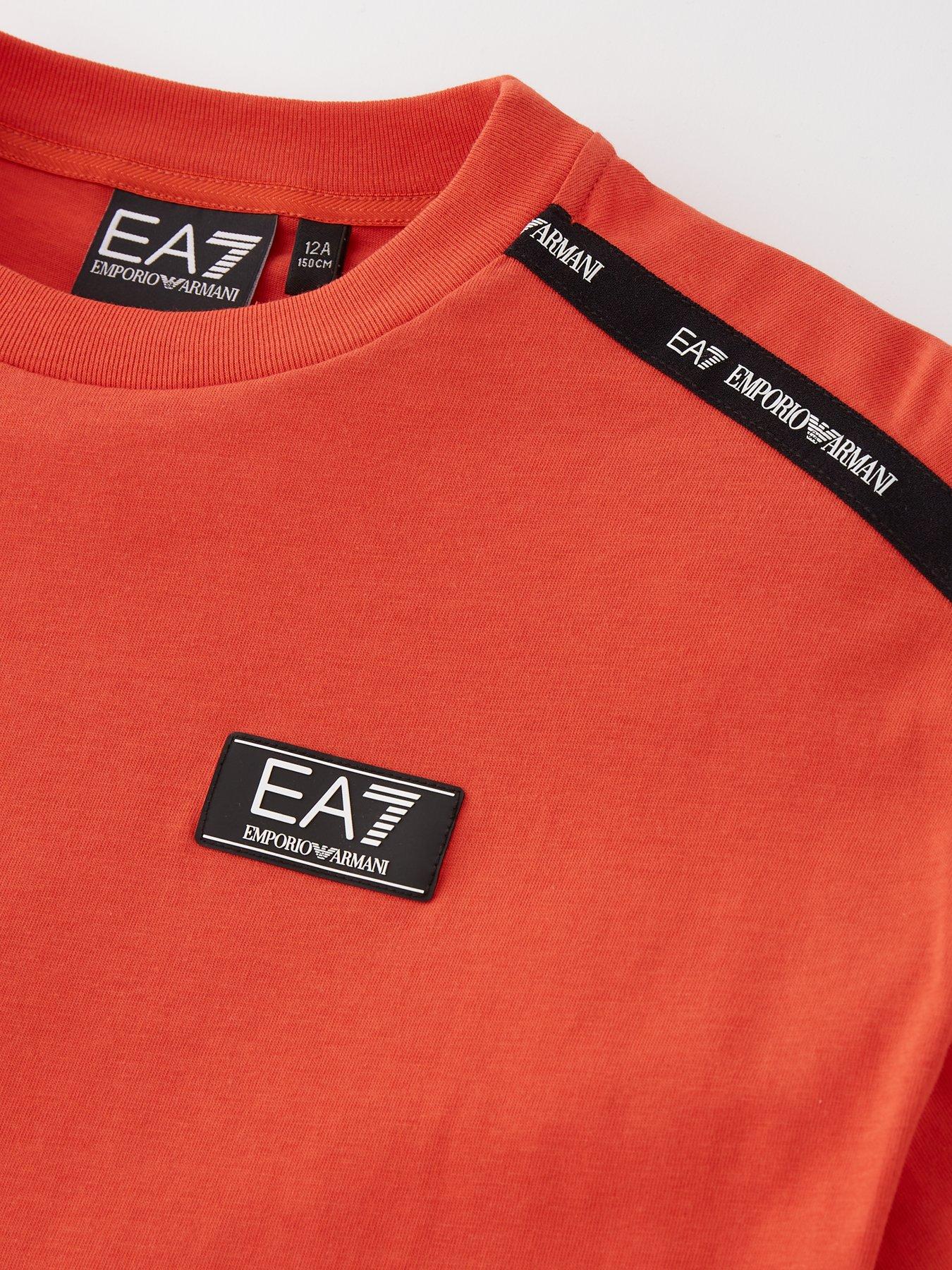 ea7-emporio-armani-boys-tape-logo-short-sleeve-t-shirt-dark-orangeoutfit