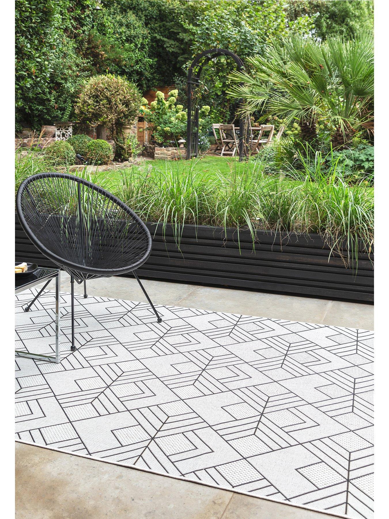 Asiatic Patio Diamond Deco Ivory Indoor/Outdoor Rug