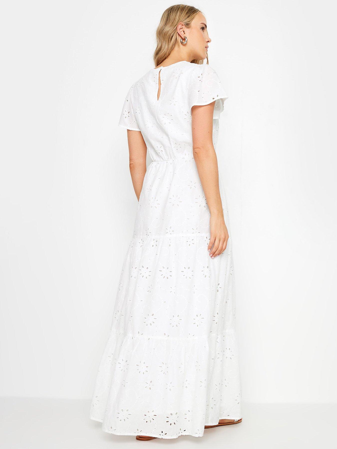 long-tall-sally-tall-white-flutter-sleeve-tiered-dressstillFront