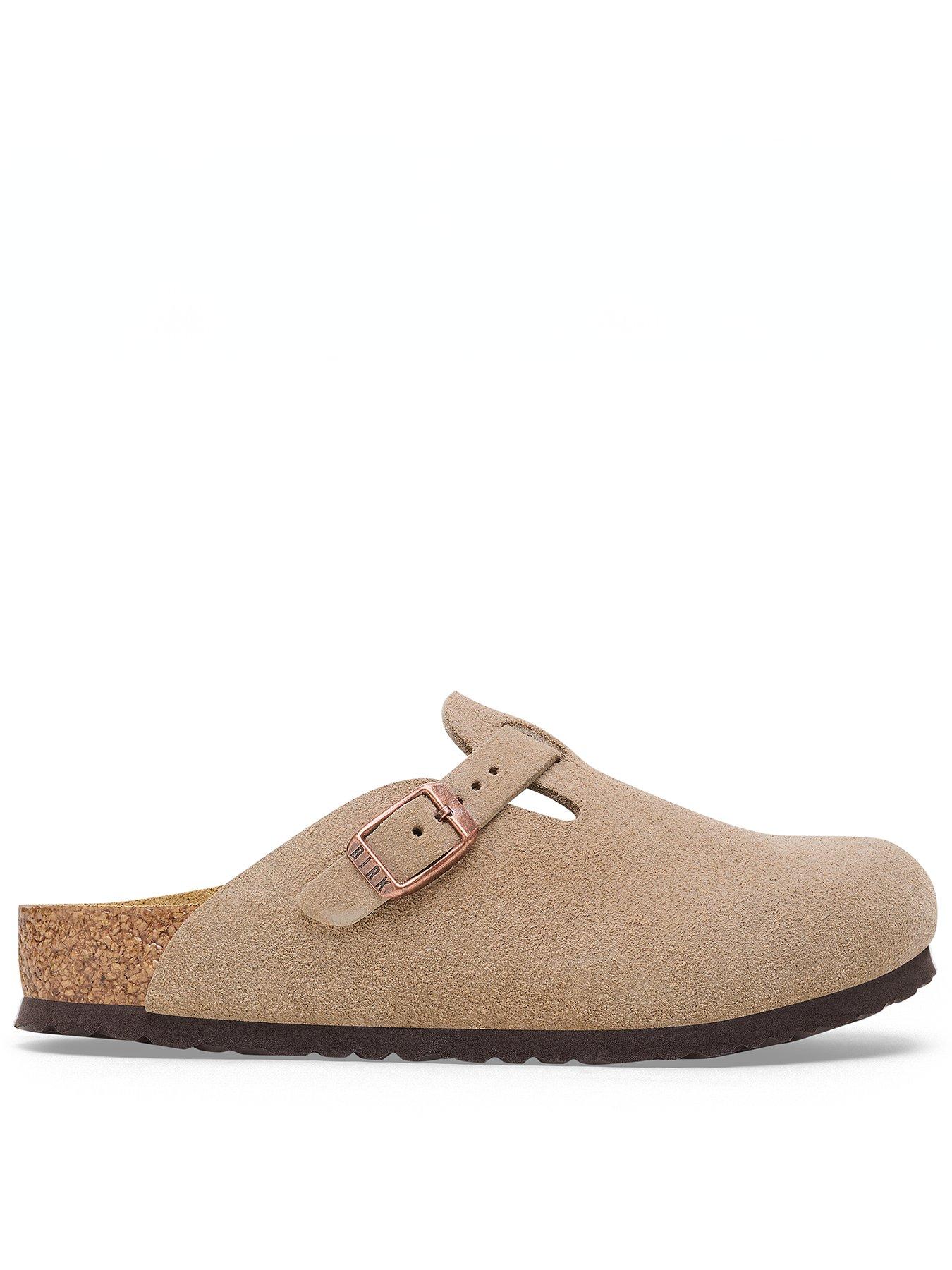 birkenstock-boston-suede-clog-taupe