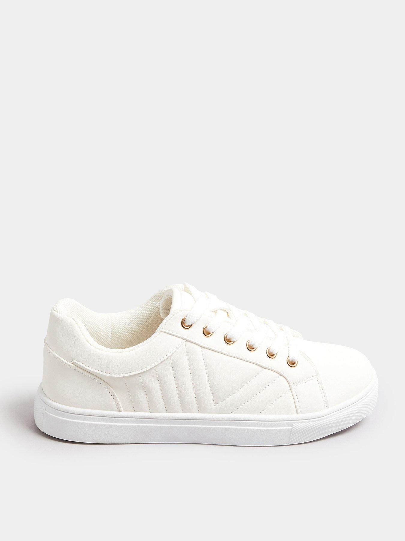 yours-curve-quilted-trainer-white