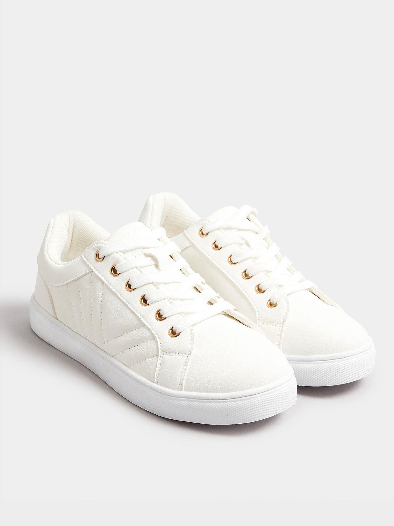 yours-curve-quilted-trainer-whitestillFront