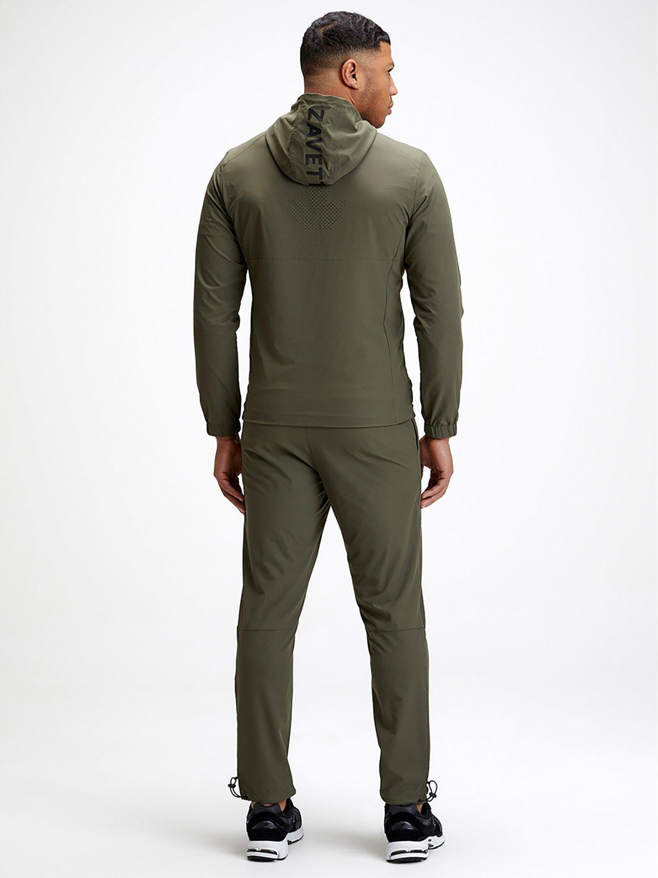 zavetti-canada-zavetti-canada-dentero-woven-zip-hoodie--greenoutfit