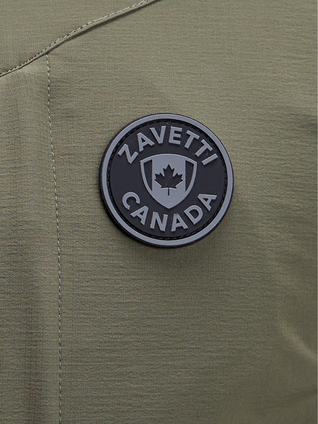 zavetti-canada-zavetti-canada-dentero-woven-zip-hoodie--greendetail