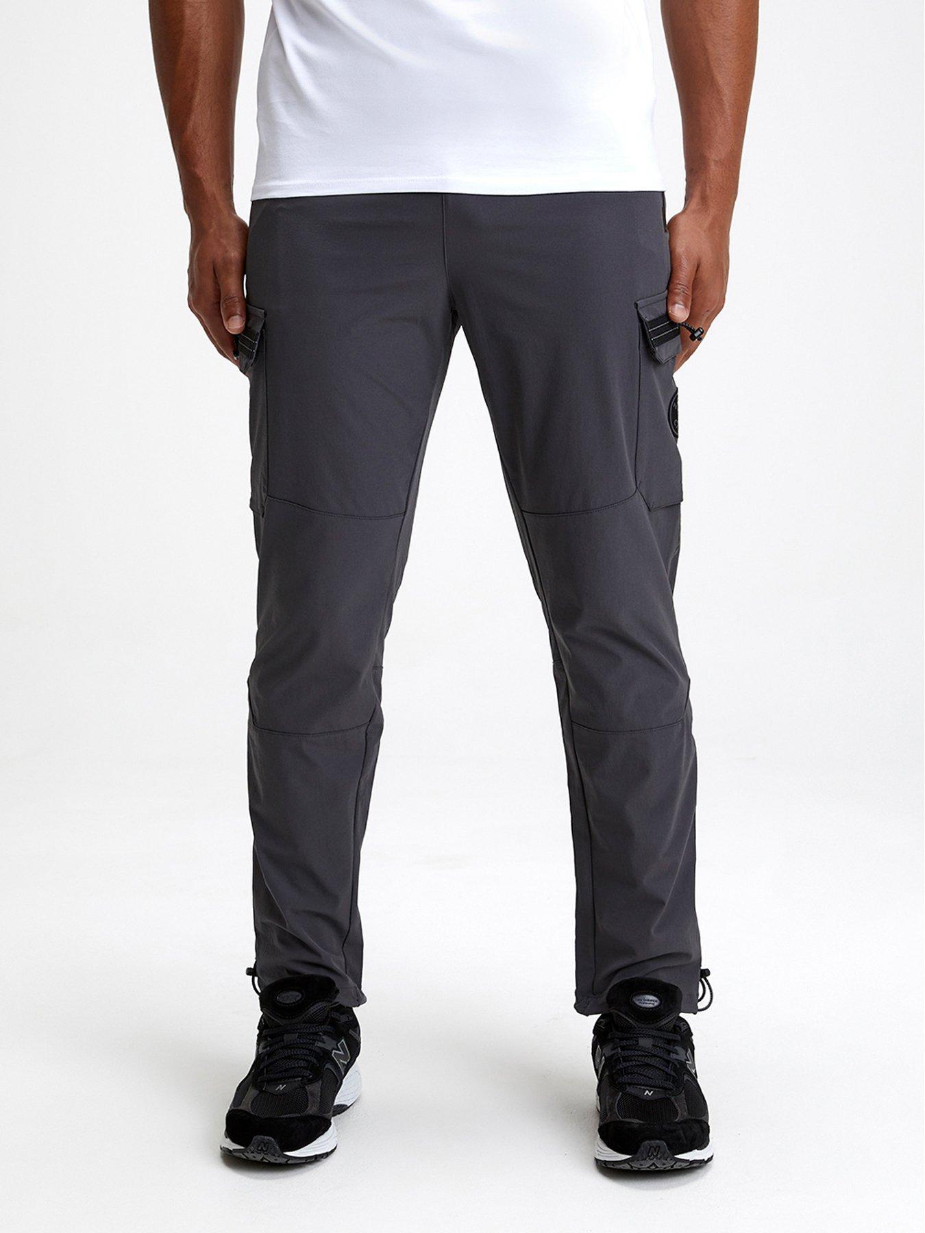 zavetti-canada-daratini-woven-cargo-pants-greydetail