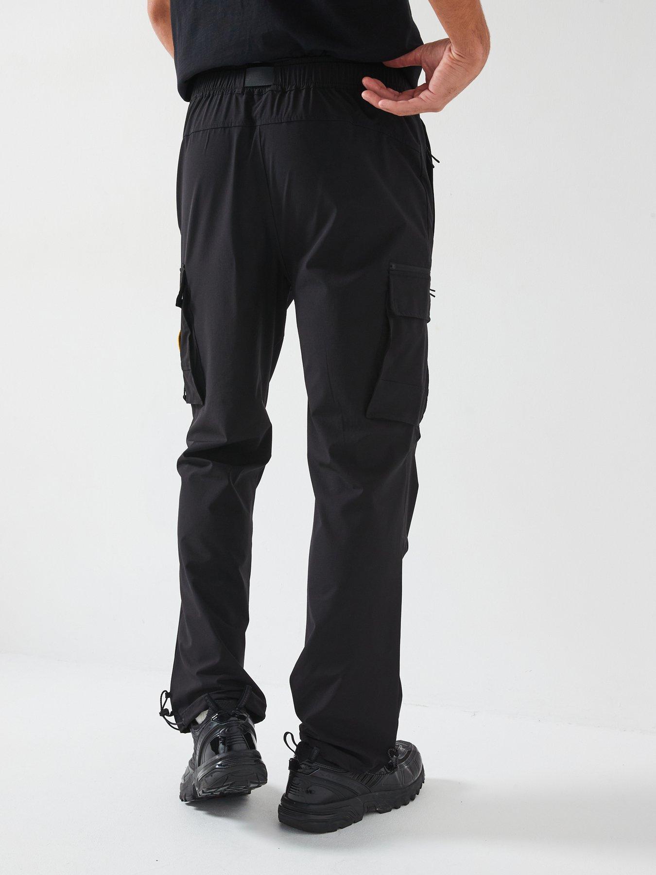 zavetti-canada-zavetti-canada-vecho-woven-cargo-pants--blackstillFront