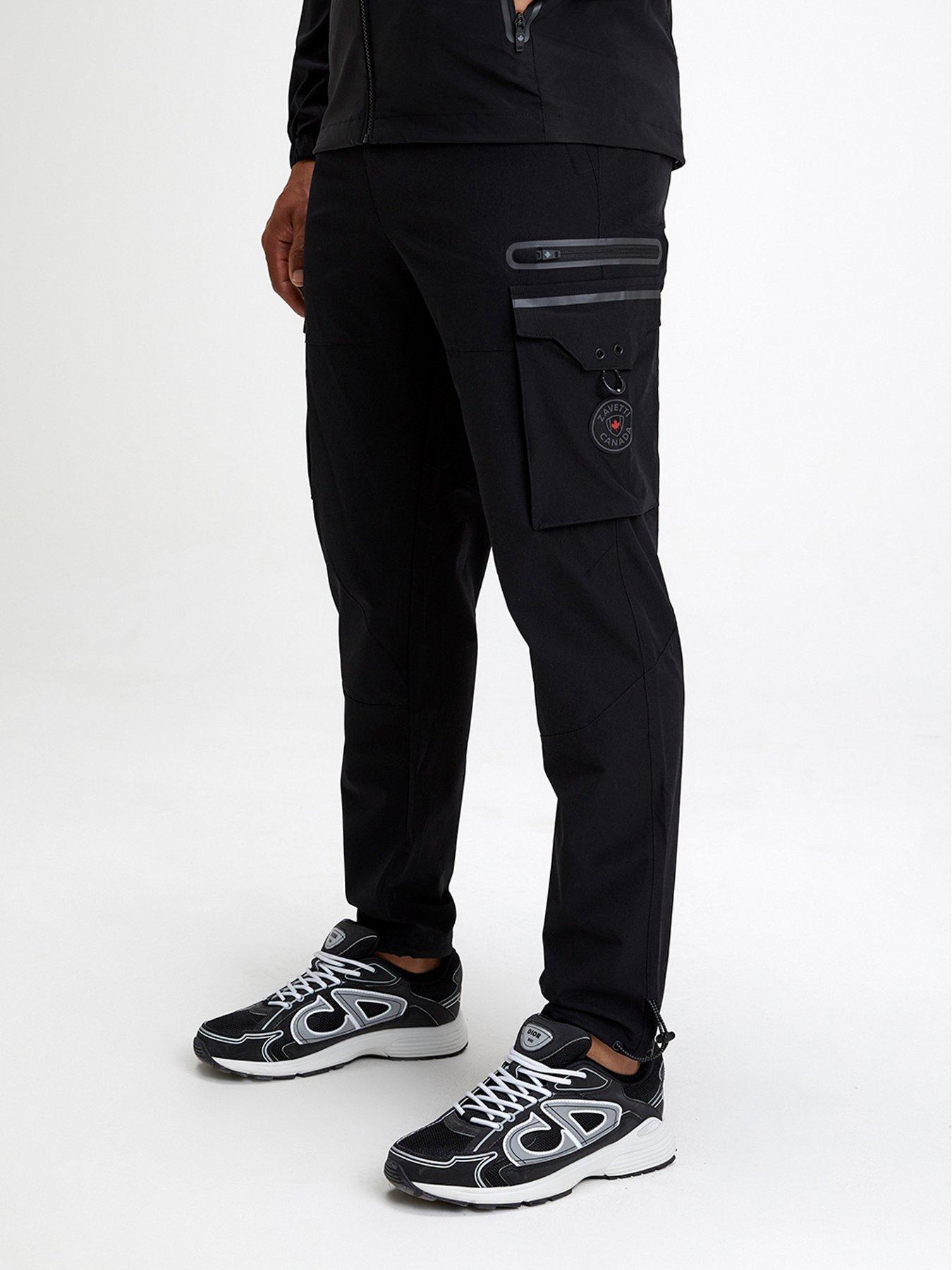 zavetti-canada-astelato-cargo-pants-black