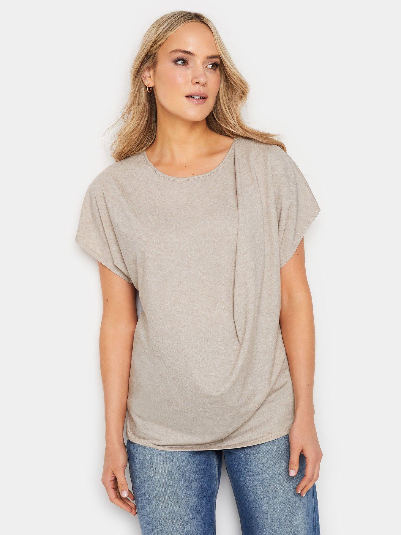 long-tall-sally-tall-oatmeal-drape-front-top