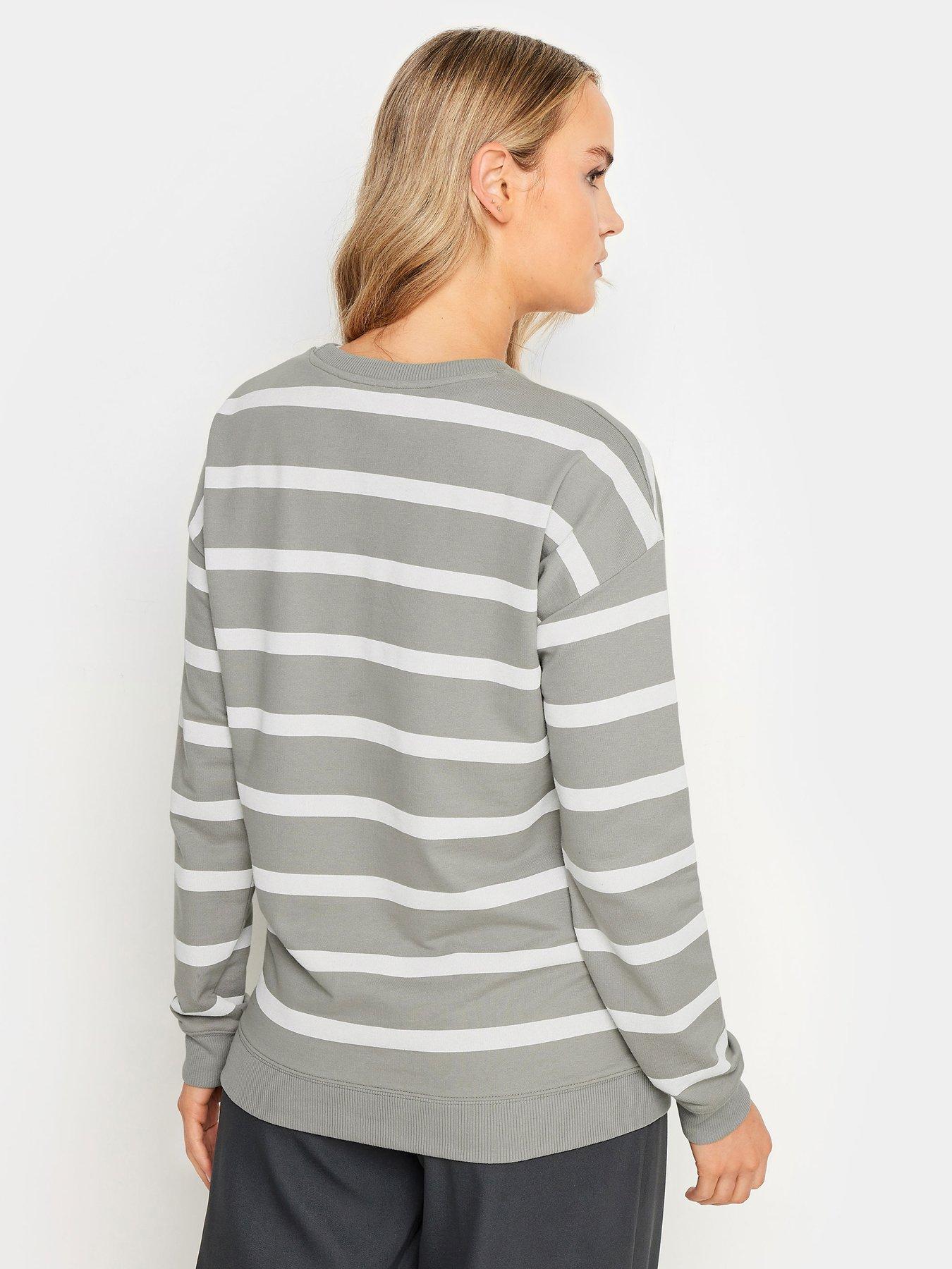 long-tall-sally-tall-crew-neck-grey-white-stripe-sweatshirtstillFront