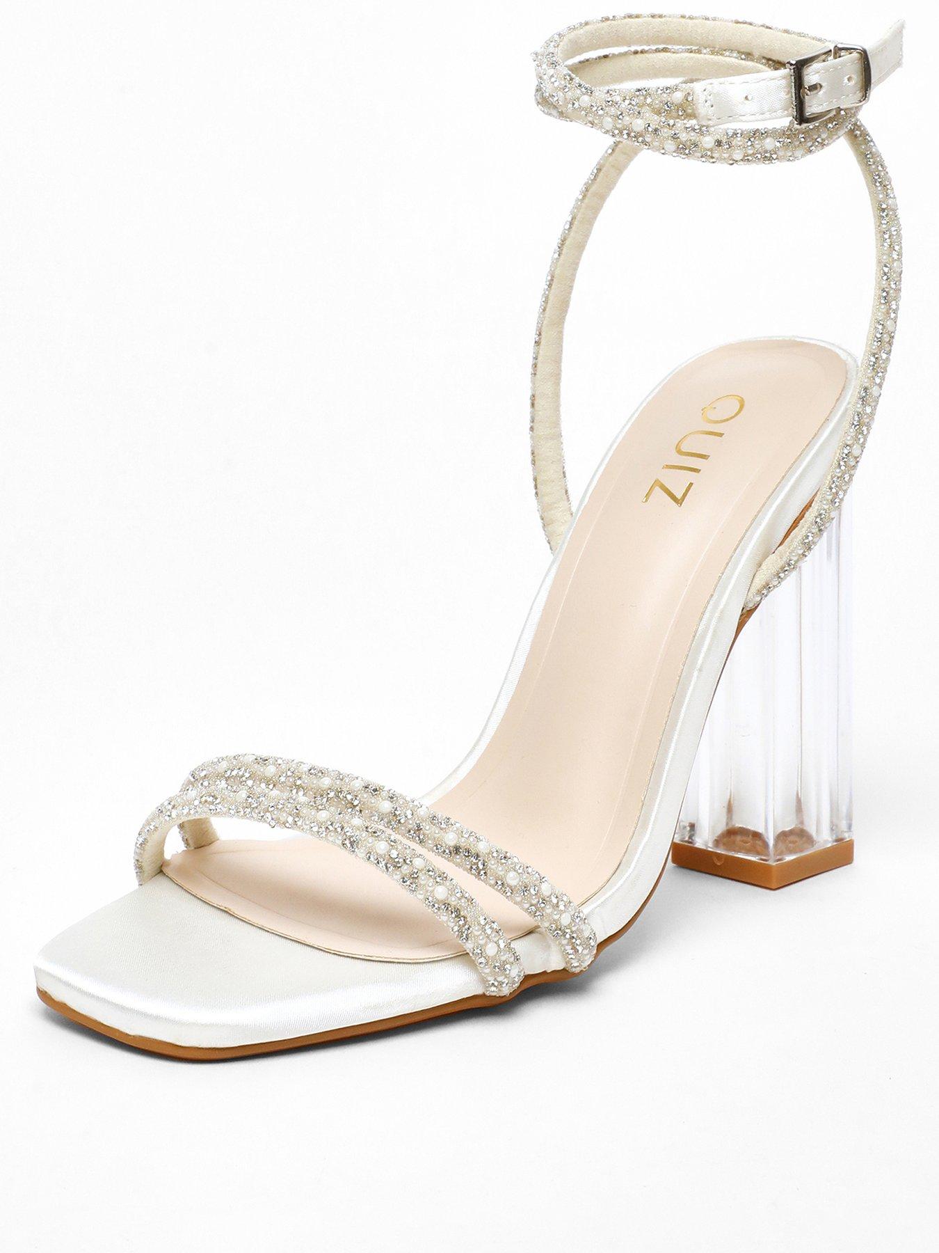 quiz-bridal-diamante-pearl-clear-heeled-sandalsstillFront