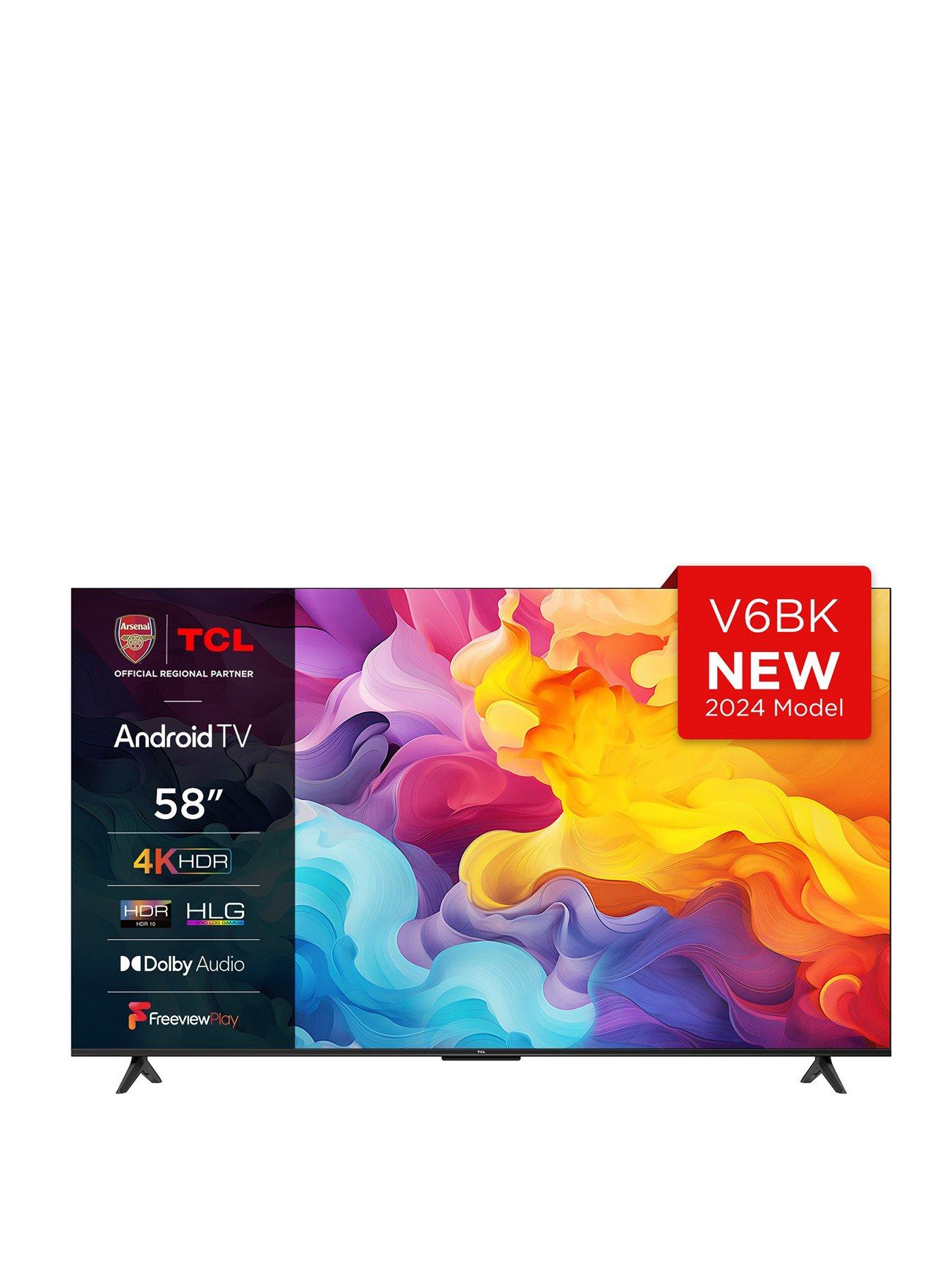 tcl-58v6bk-58-inch-4k-uhd-hdr-frameless-android-tvfront