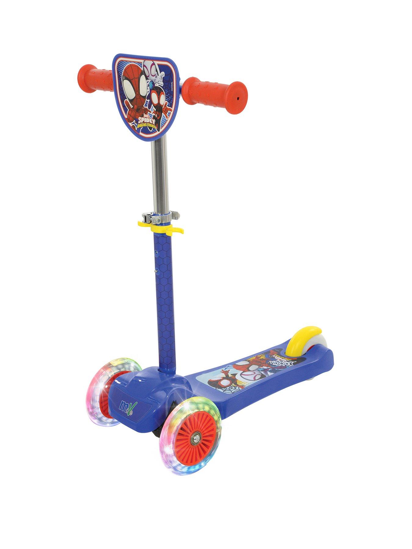 spiderman-spidey-and-his-amazing-friends-mini-go-tilt-scooter-with-lightsfront