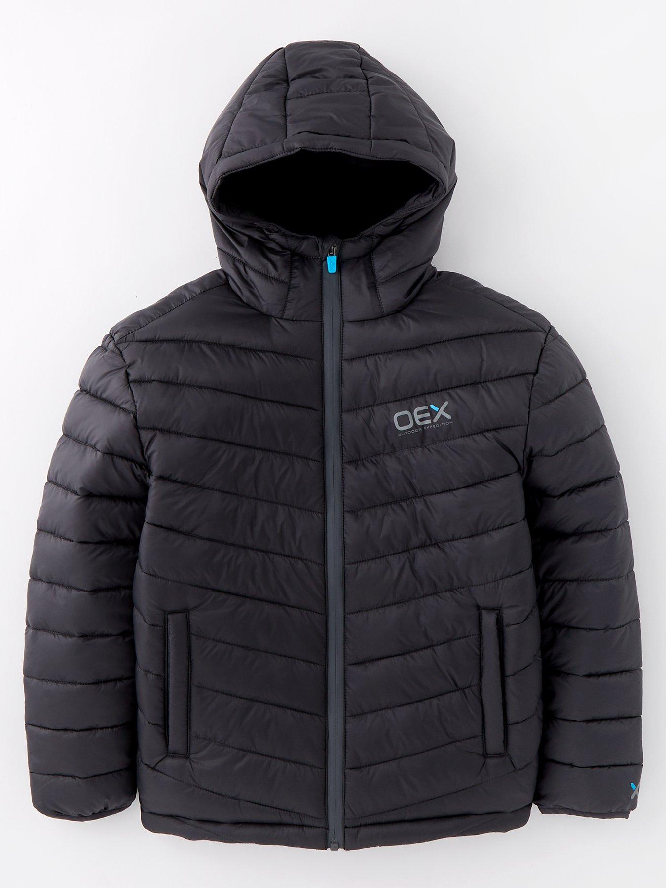 Image 1 of 4 of OEX Boys Junior Murdos Padded Jacket - Grey