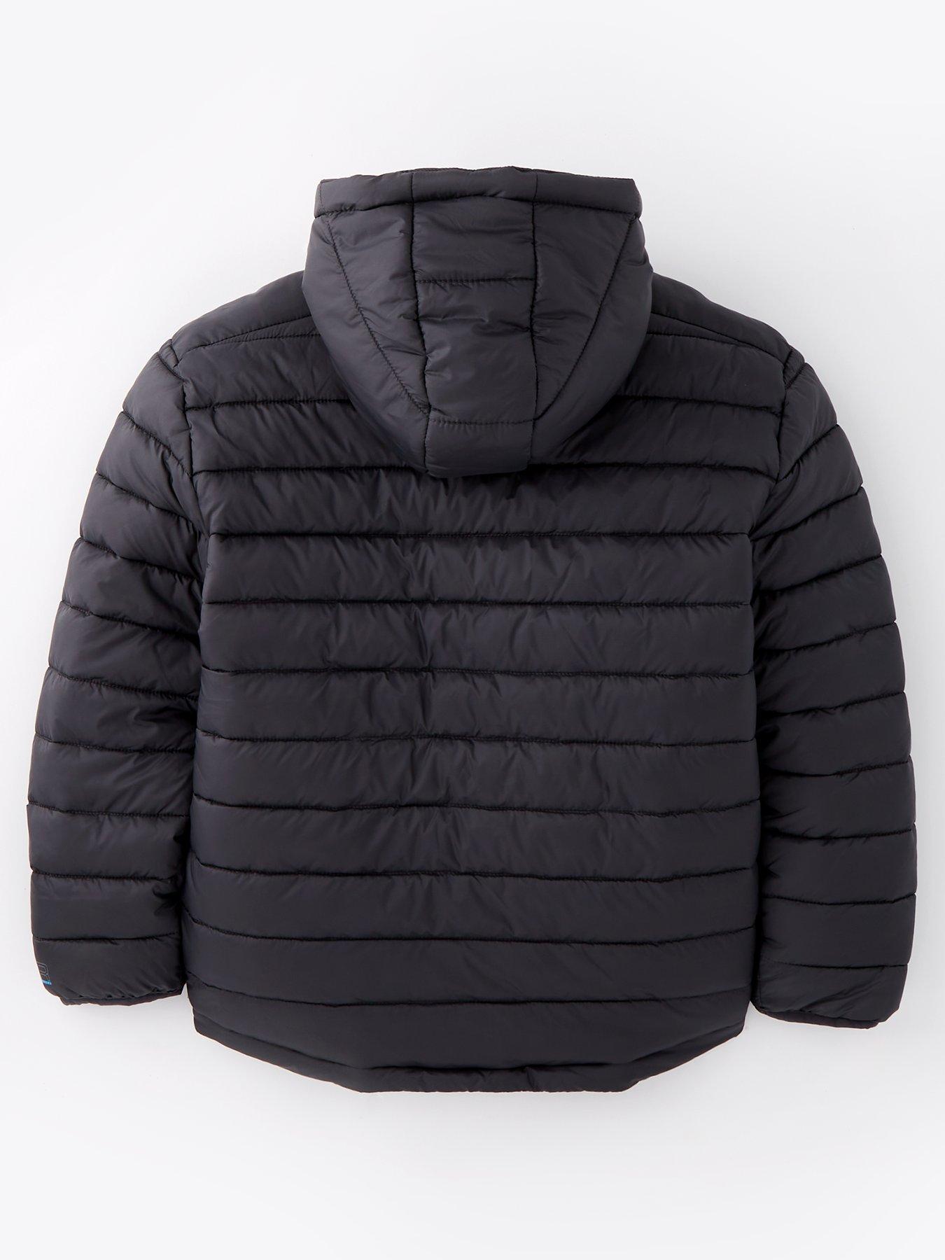 Image 2 of 4 of OEX Boys Junior Murdos Padded Jacket - Grey