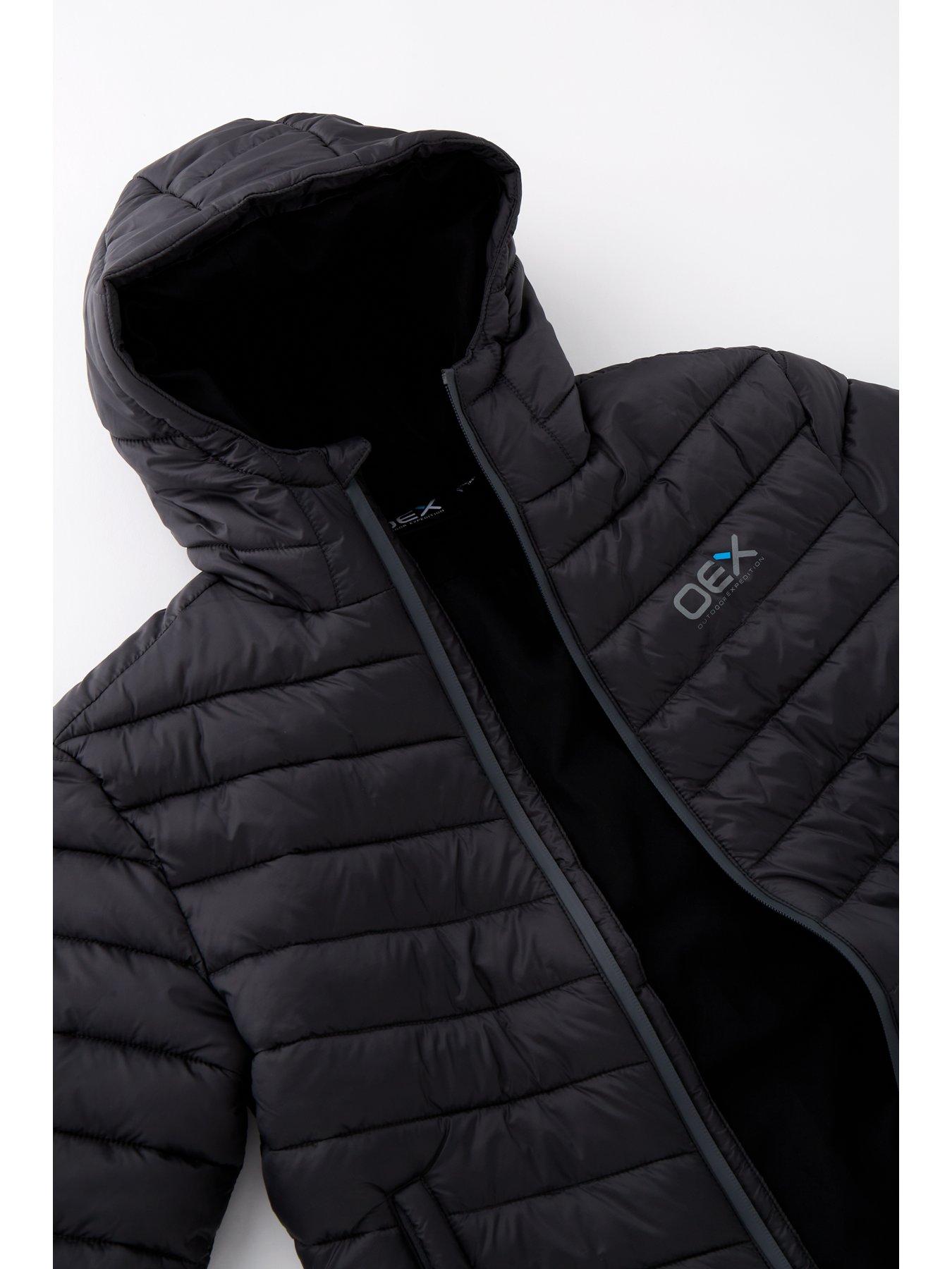 Image 3 of 4 of OEX Boys Junior Murdos Padded Jacket - Grey