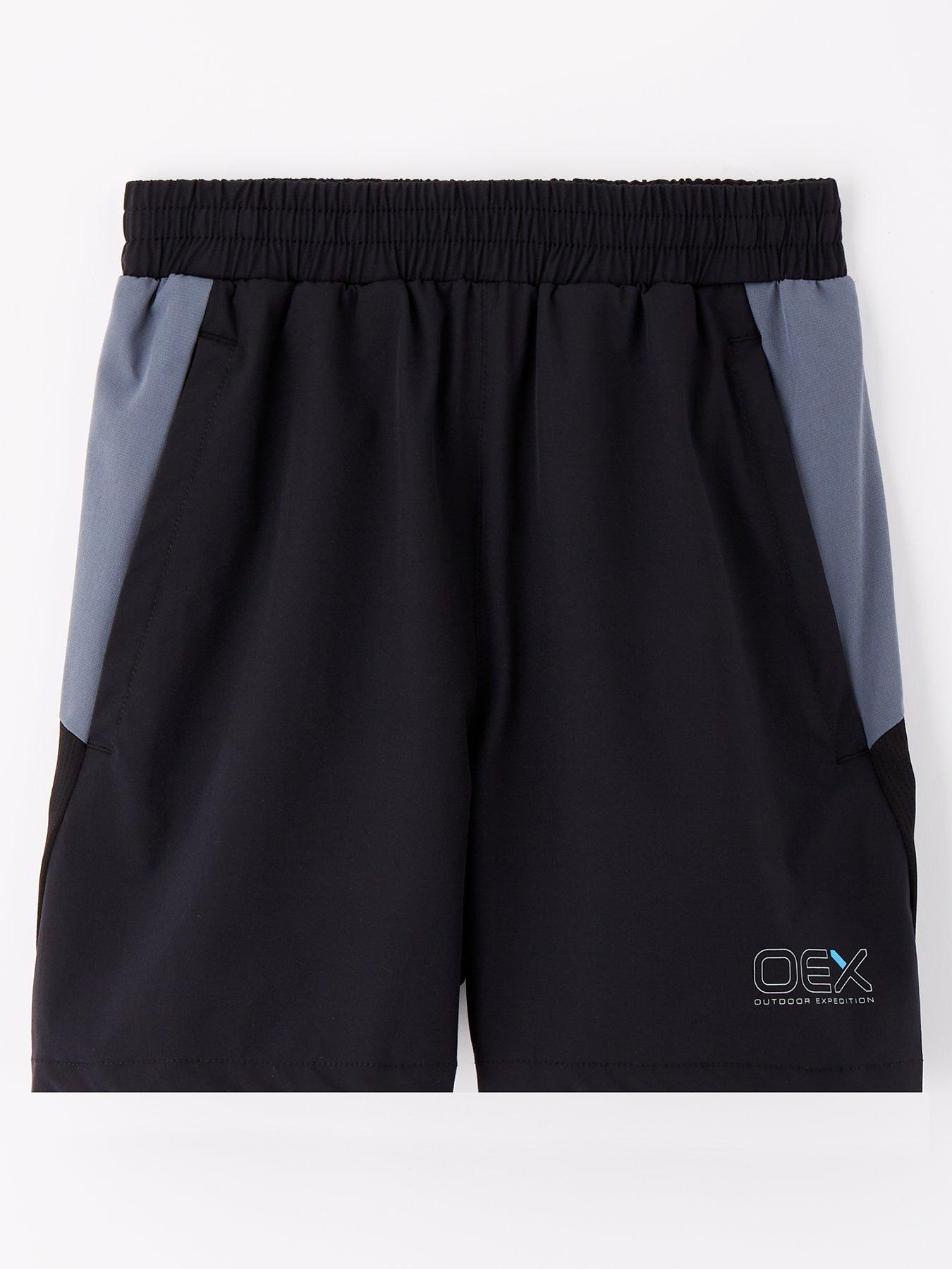 oex-boys-junior-dale-short-black