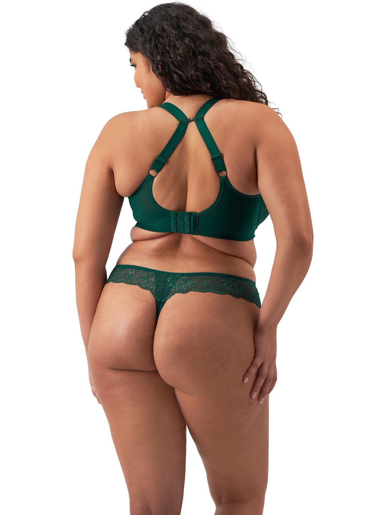 Image 2 of 2 of Elomi Brianna Uw Padded Half Cup Bra - Green