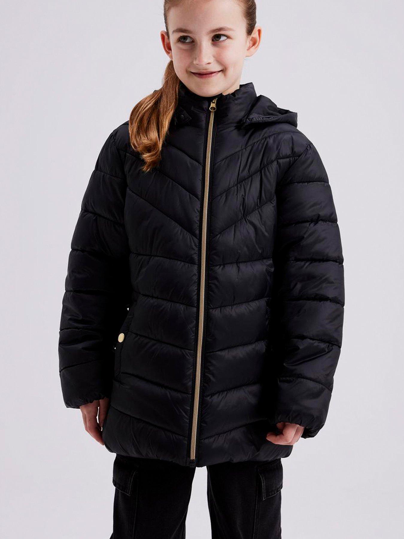 name-it-girls-monay-padded-jacket-black