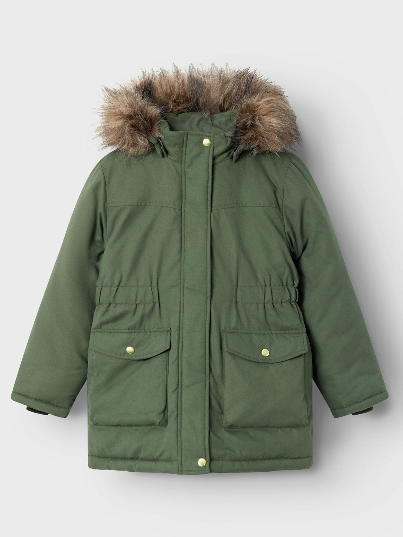 name-it-girls-parka-khaki