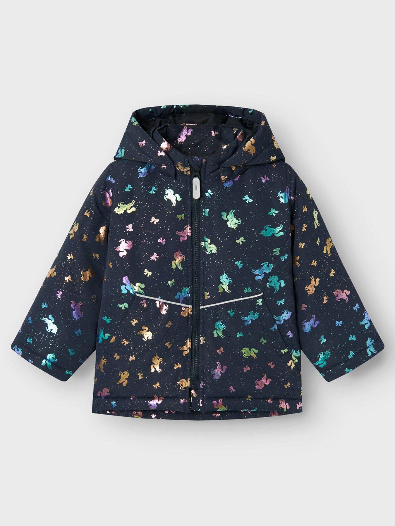 name-it-mini-girls-unicorn-foil-maxi-jacket-navy