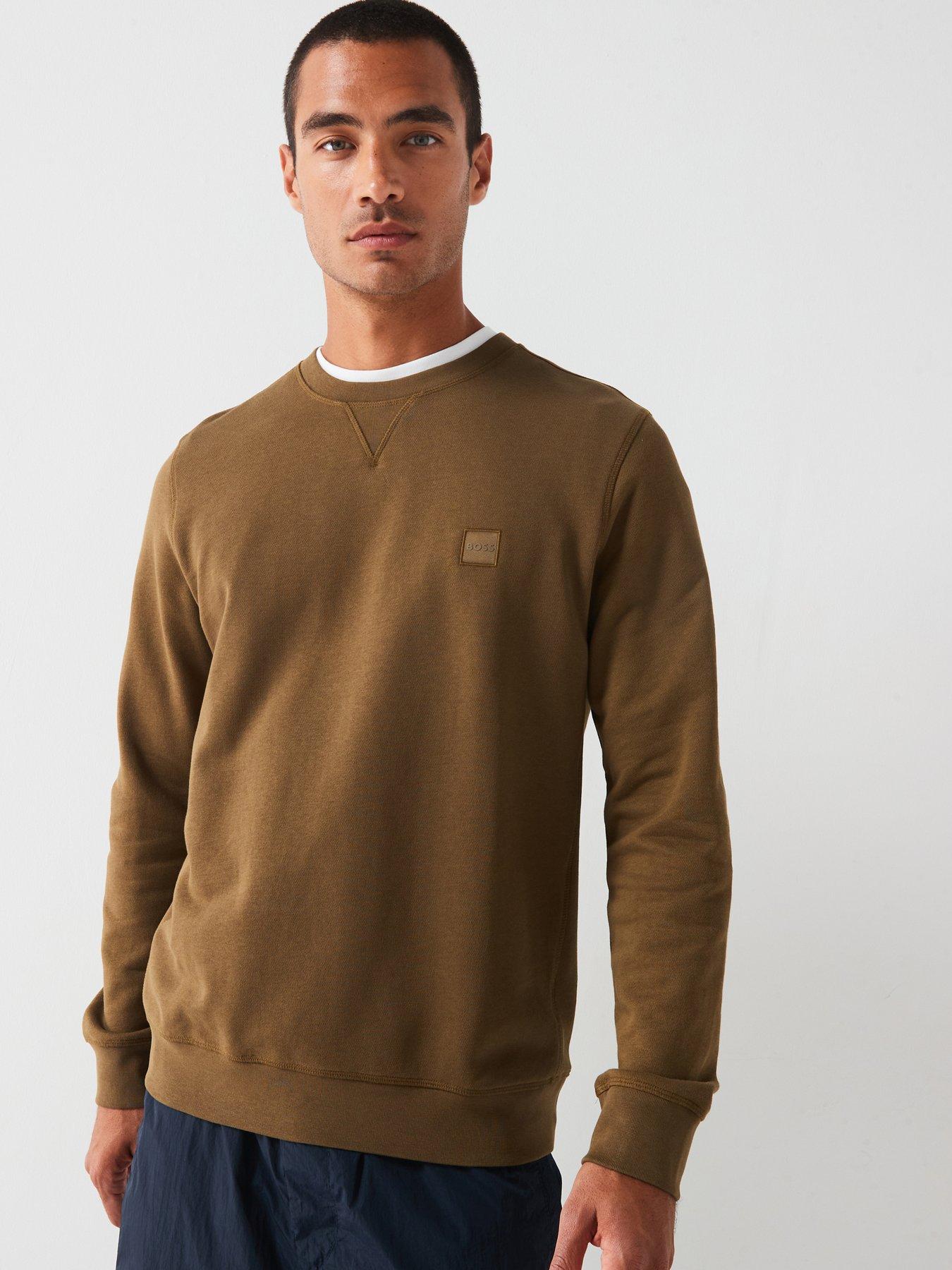 boss-boss-westart-relaxed-fit-crew-sweat-khaki