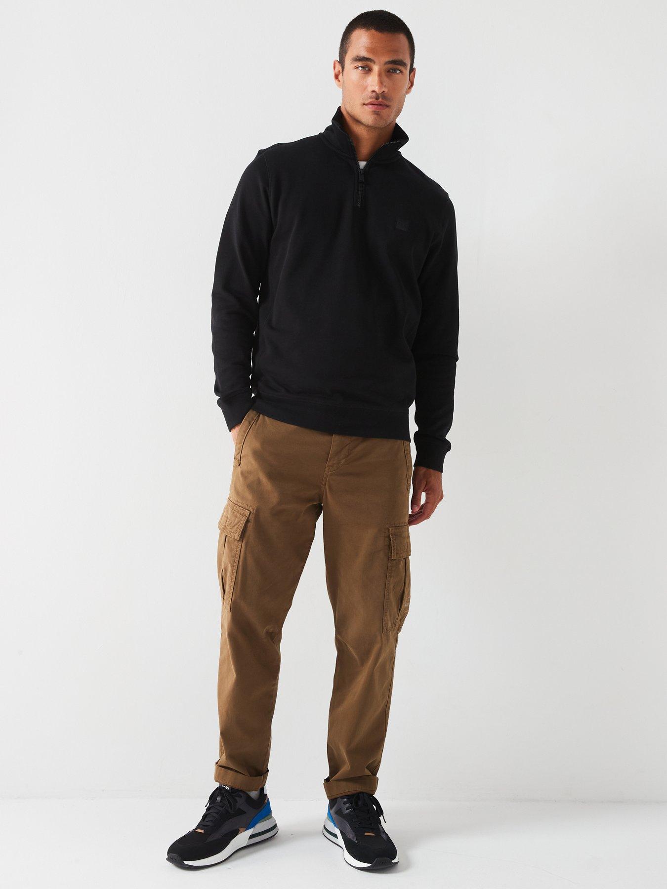 Image 3 of 5 of BOSS Zetrust 1/4 Zip Sweat - Black