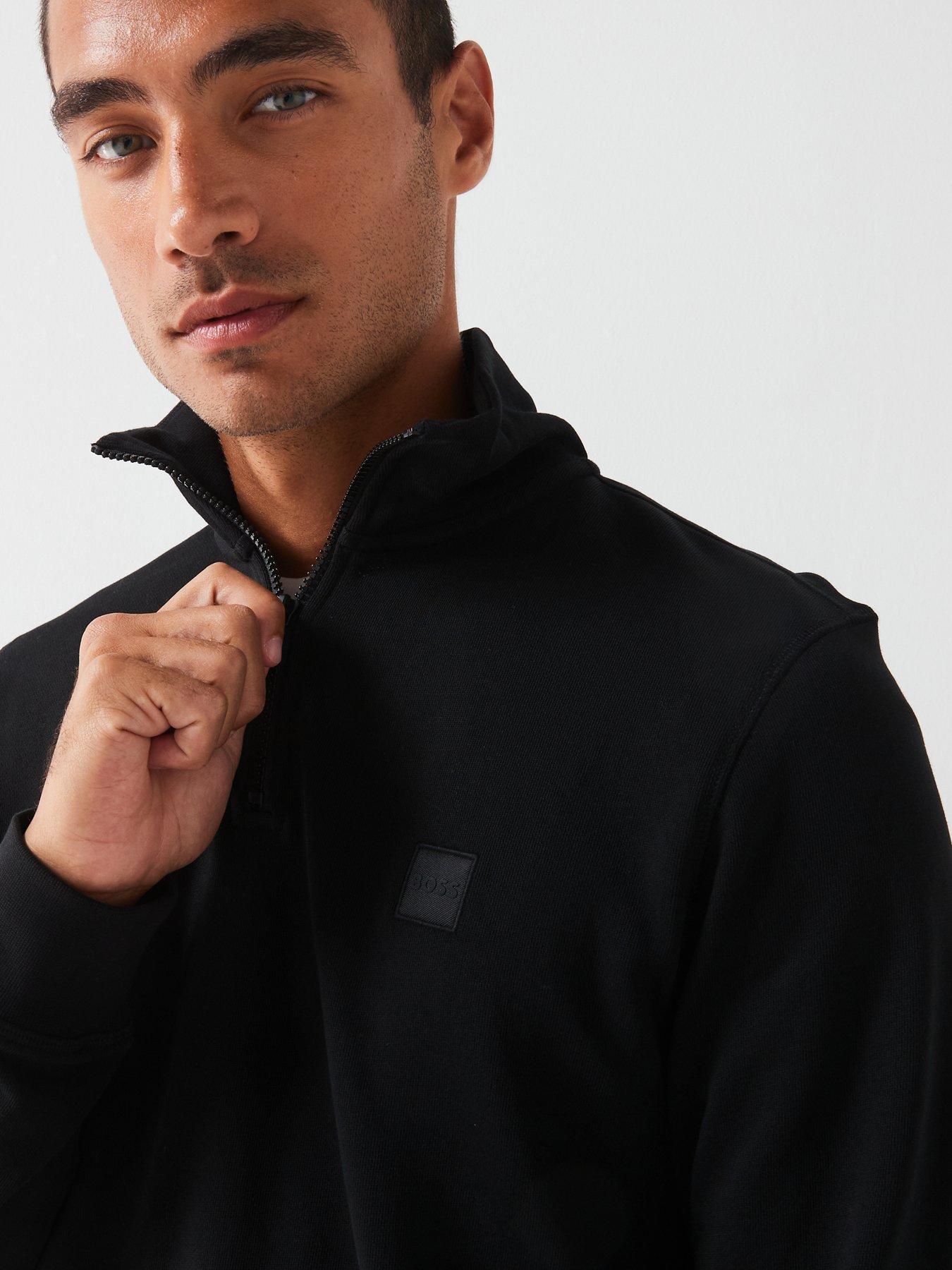 Image 5 of 5 of BOSS Zetrust 1/4 Zip Sweat - Black