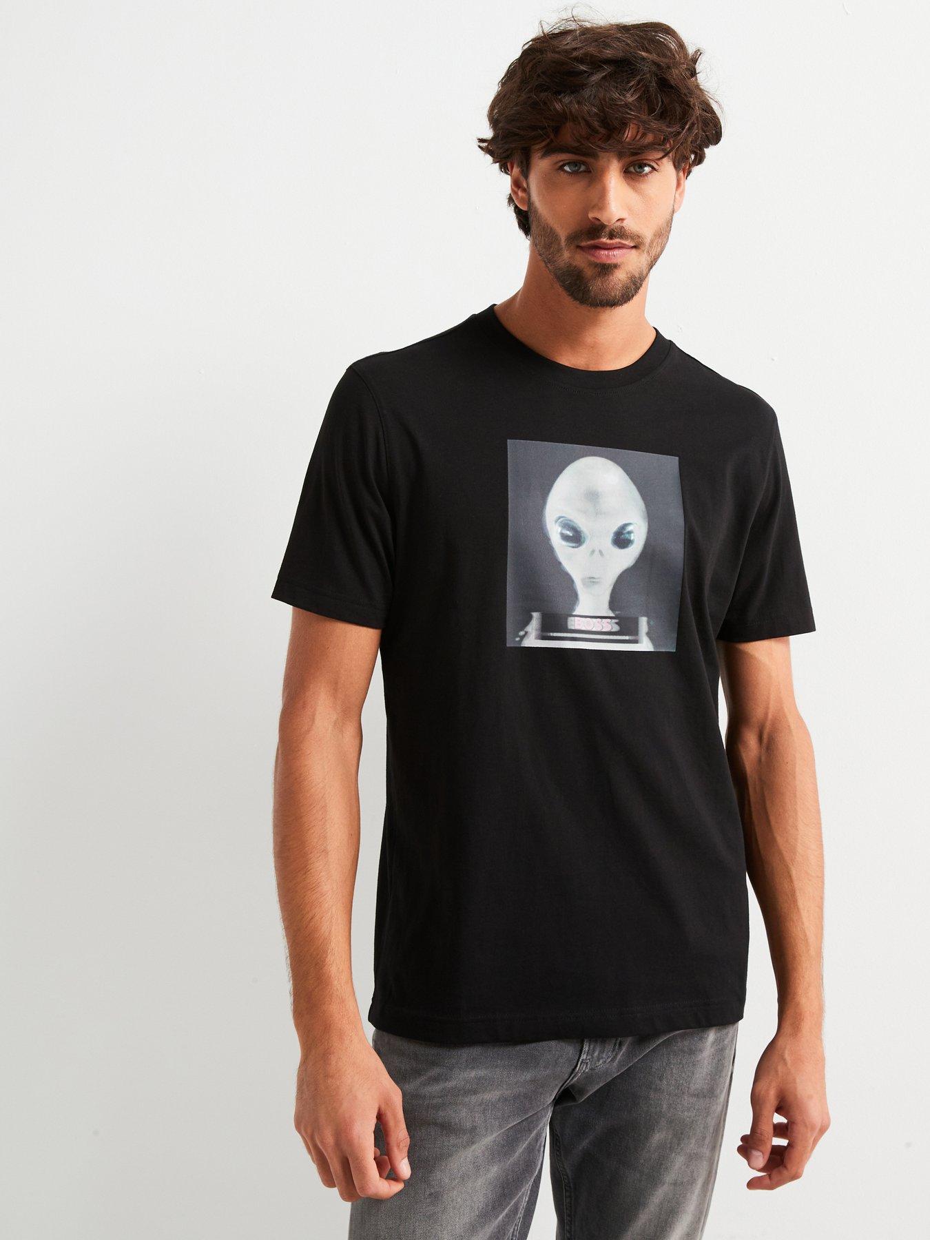 boss-boss-te-alien-regular-fit-graphic-t-shirt-blackfront