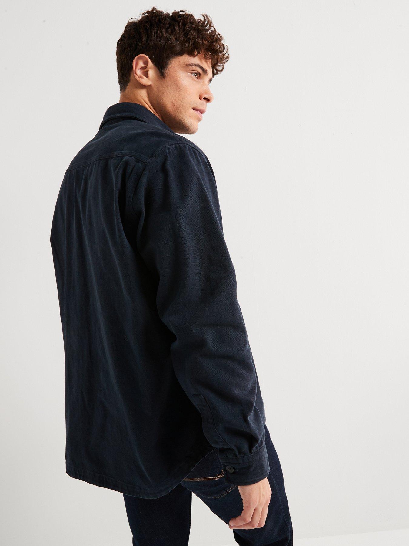 boss-lerato-m-oversize-fit-double-pocket-overshirt-navystillFront