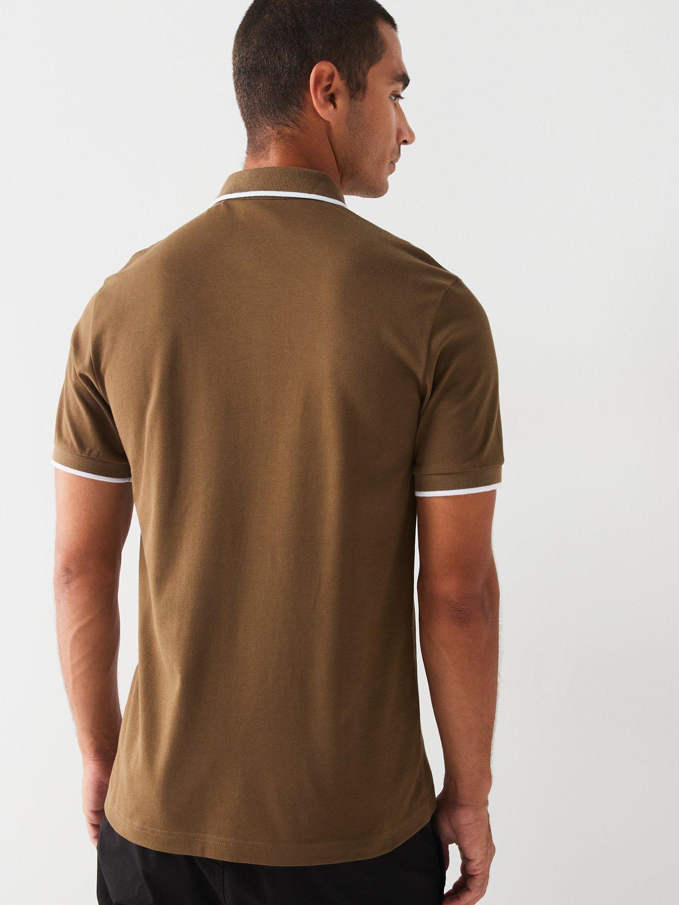 boss-boss-passertip-slim-fit-short-sleeve-polo-shirt-khakistillFront