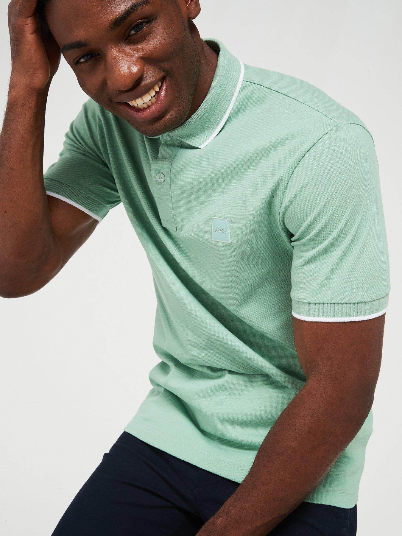 boss-boss-passertip-slim-fit-short-sleeve-polo-shirt-light-greenoutfit