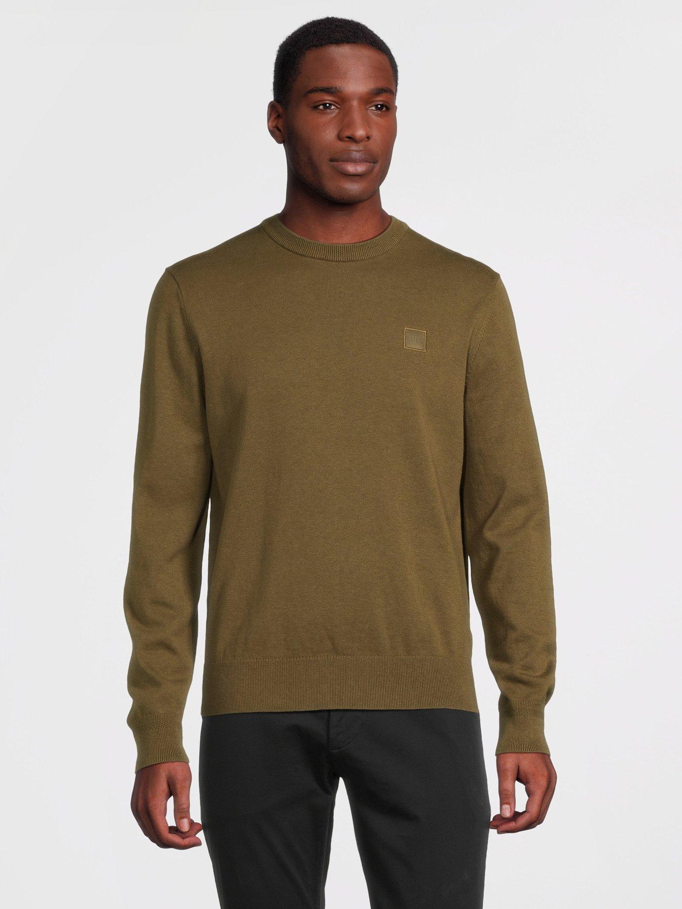 undefined Kanovano Crew Knitted Jumper - Khaki