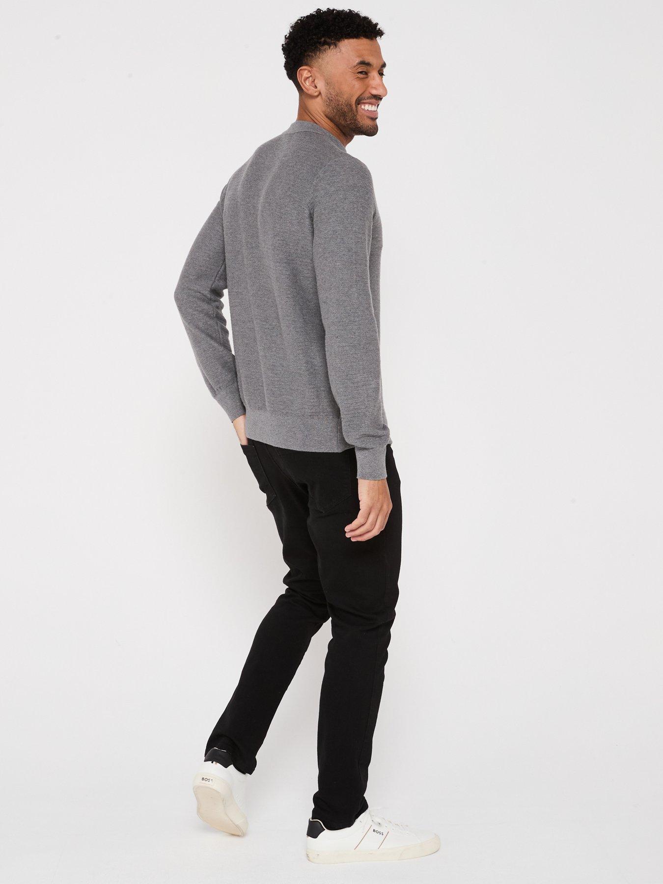 boss-anion-s-regular-fit-waffle-crew-knitted-jumper-light-greystillFront