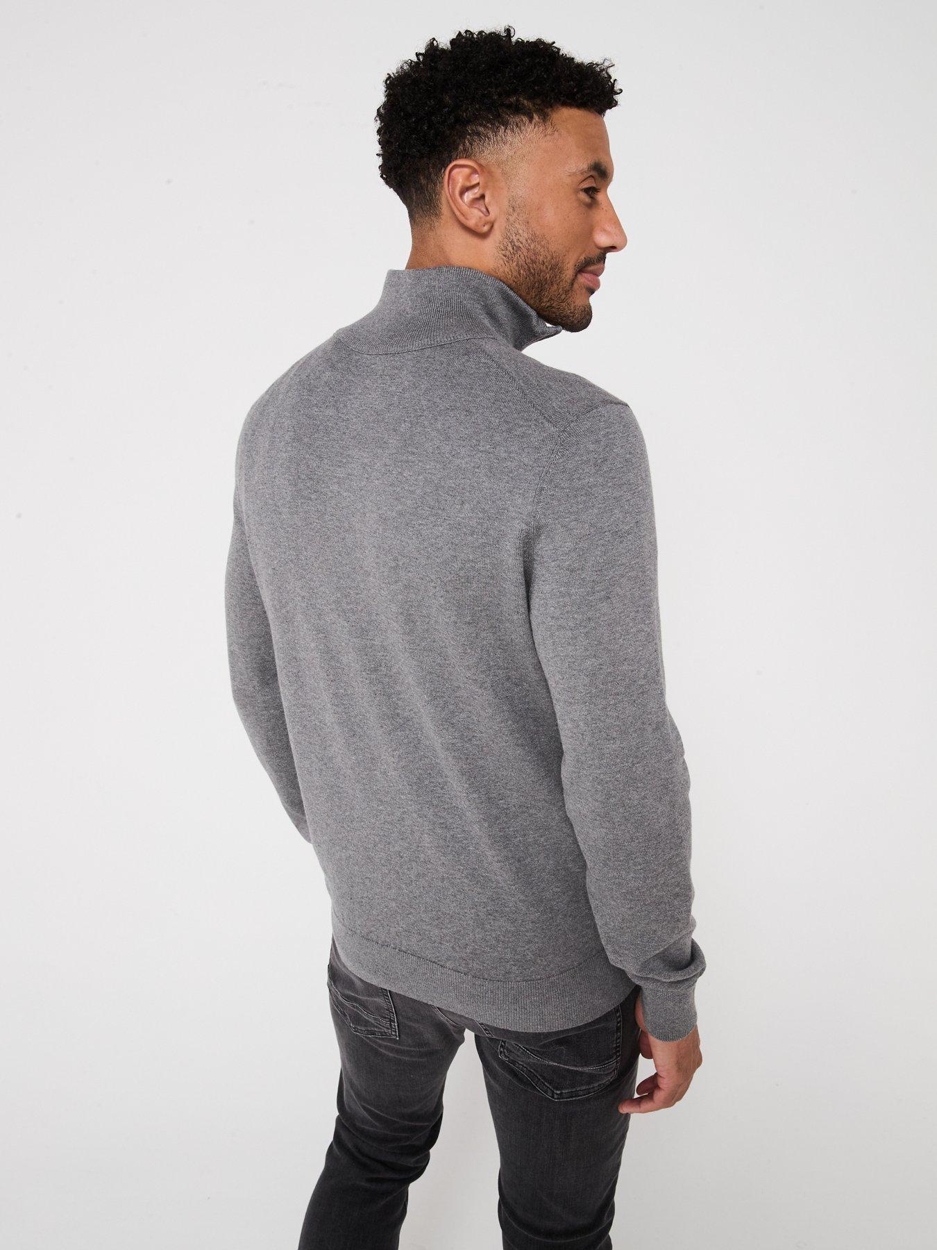 boss-kanobix-s-regular-fit-14-zip-knitted-jumper-light-greystillFront