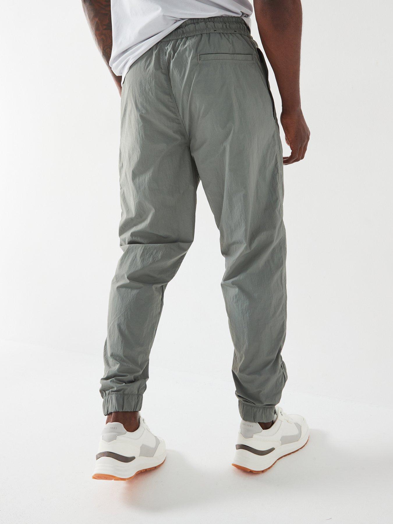 boss-sracky2-relaxed-fit-nylon-trousers-greystillFront