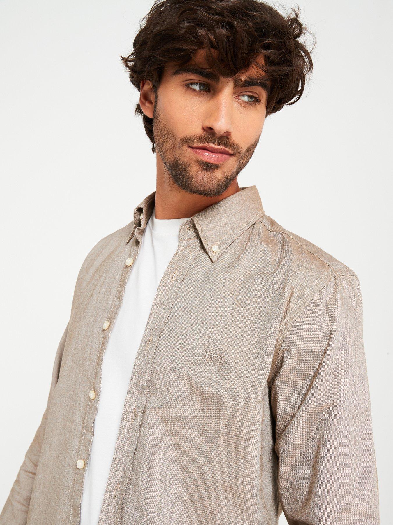 boss-boss-rickert-button-down-regular-fit-oxford-shirt-khakioutfit