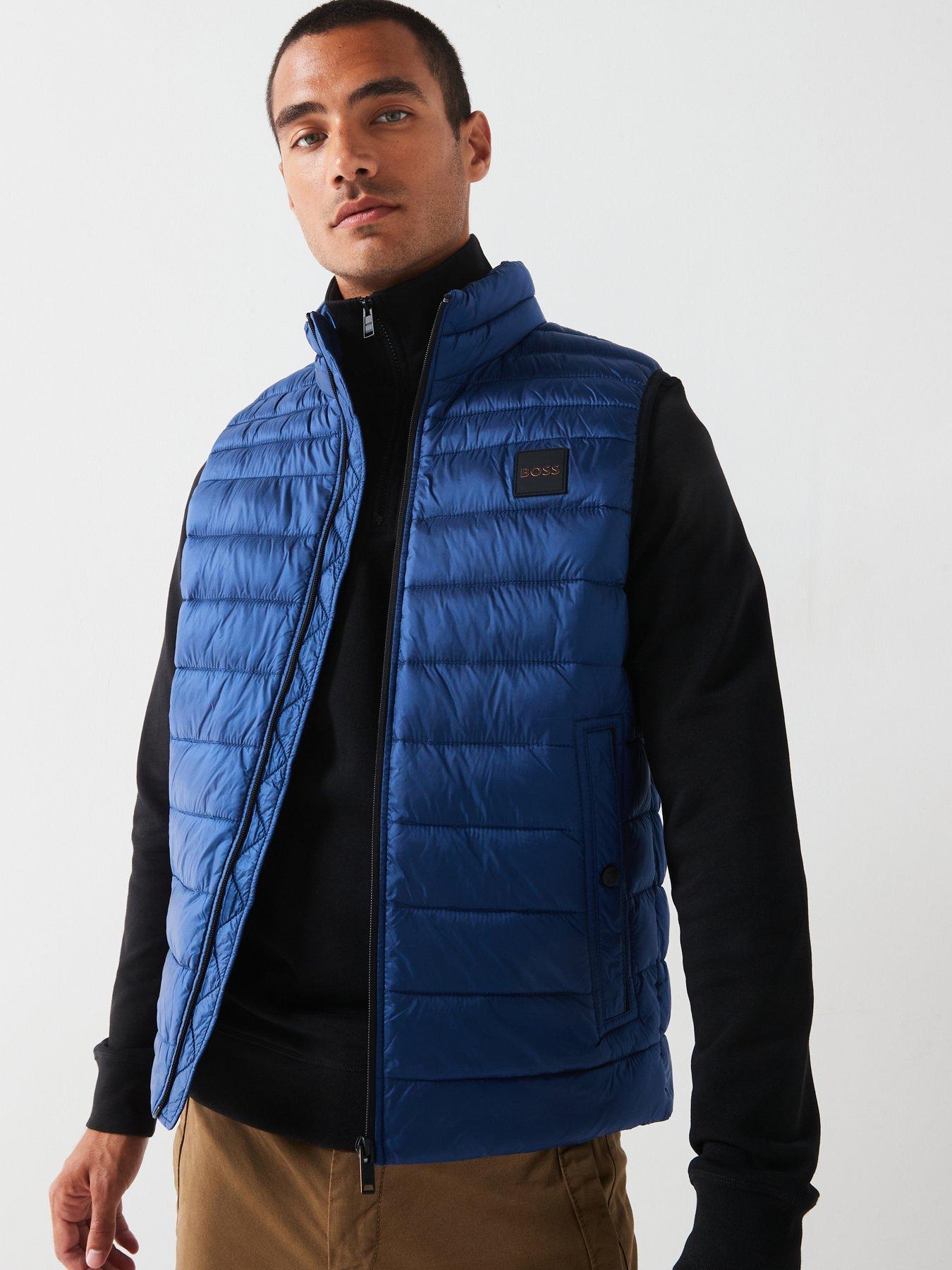 undefined Boss Odeno1 Slim Fit Lightweight Gilet - Blue