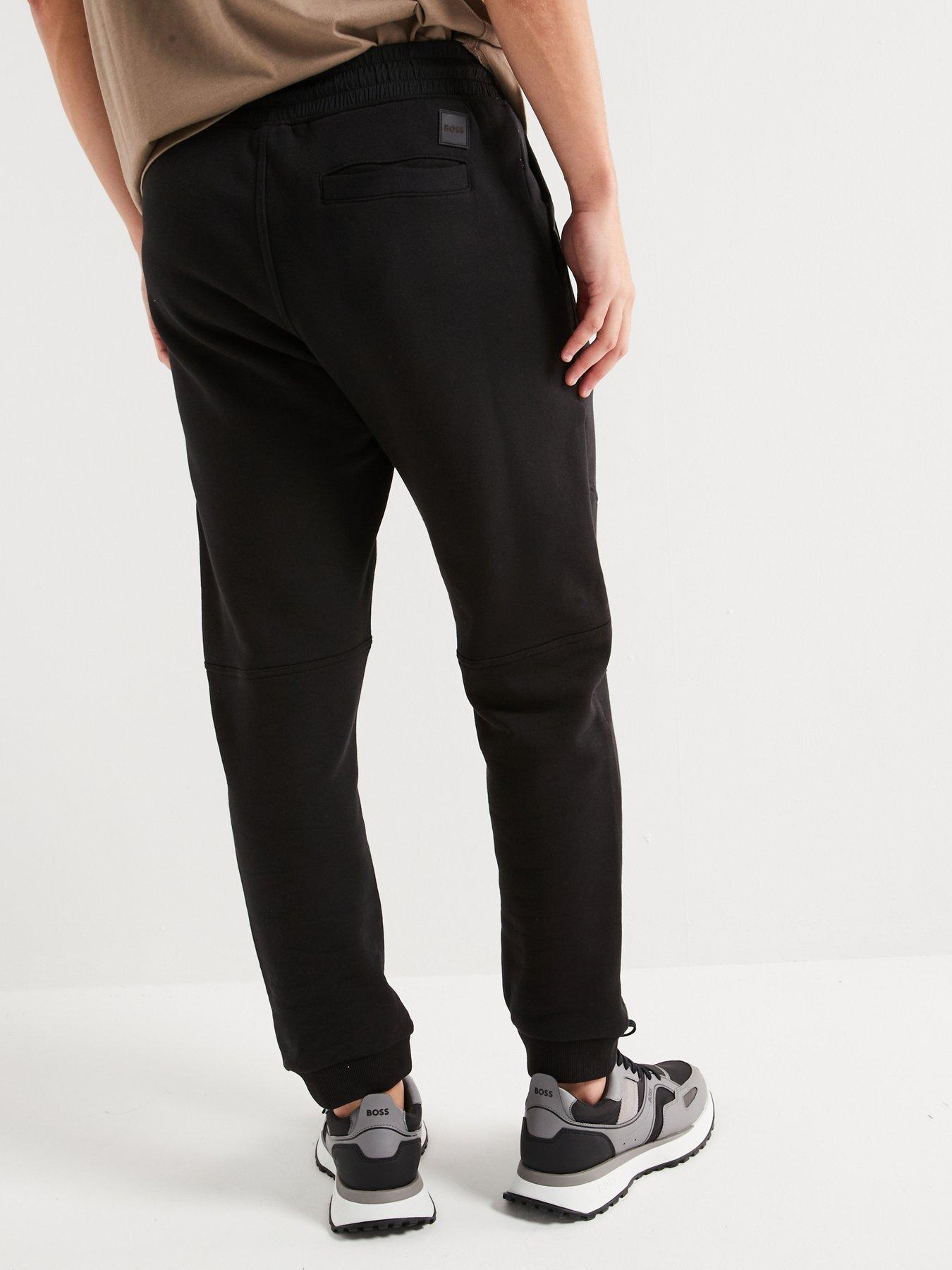 boss-setwillnylon-relaxed-fit-nylon-trim-cuff-joggers-blackstillFront