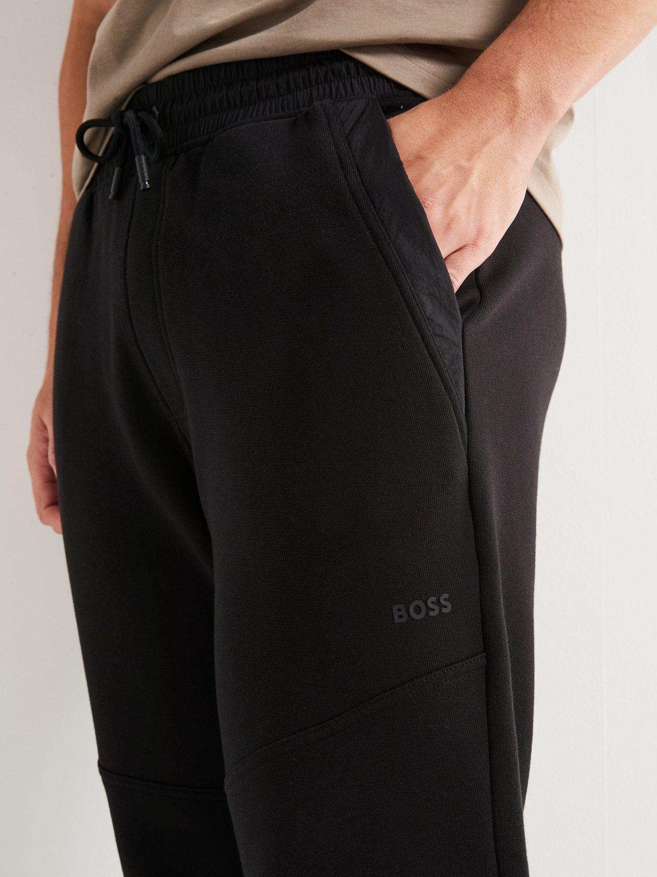 boss-setwillnylon-relaxed-fit-nylon-trim-cuff-joggers-blackoutfit