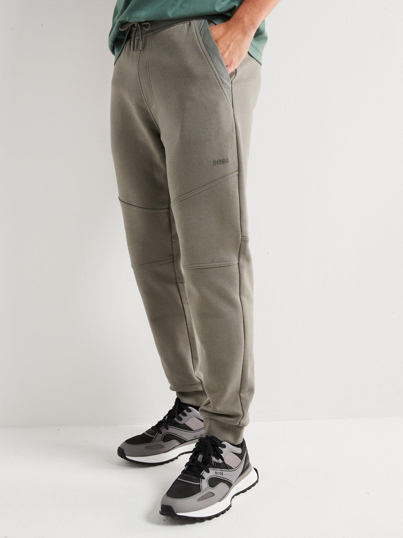 boss-boss-setwillnylon-relaxed-fit-nylon-trim-cuff-joggers-grey