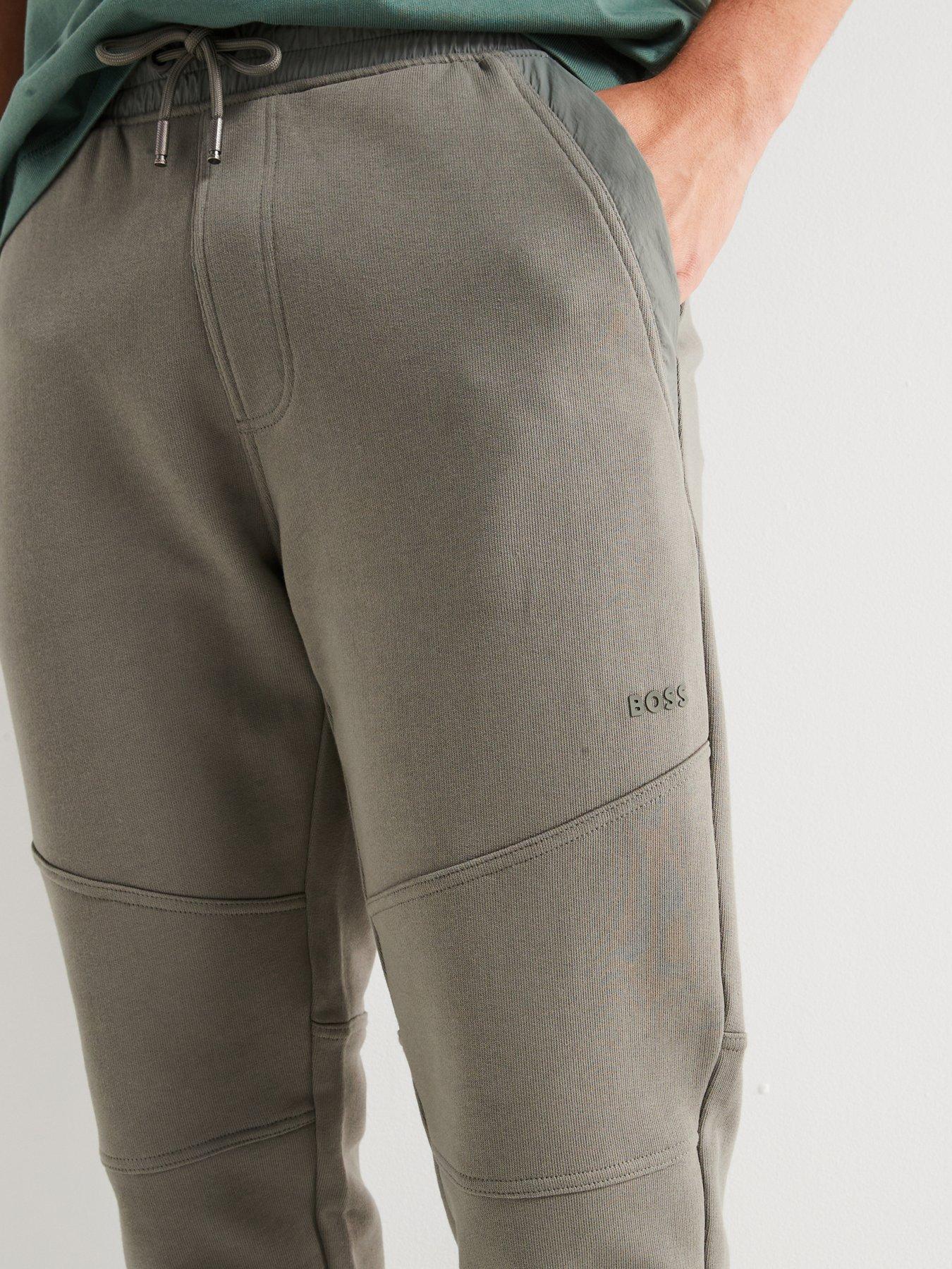 boss-setwillnylon-relaxed-fit-nylon-trim-cuff-joggers-greyoutfit