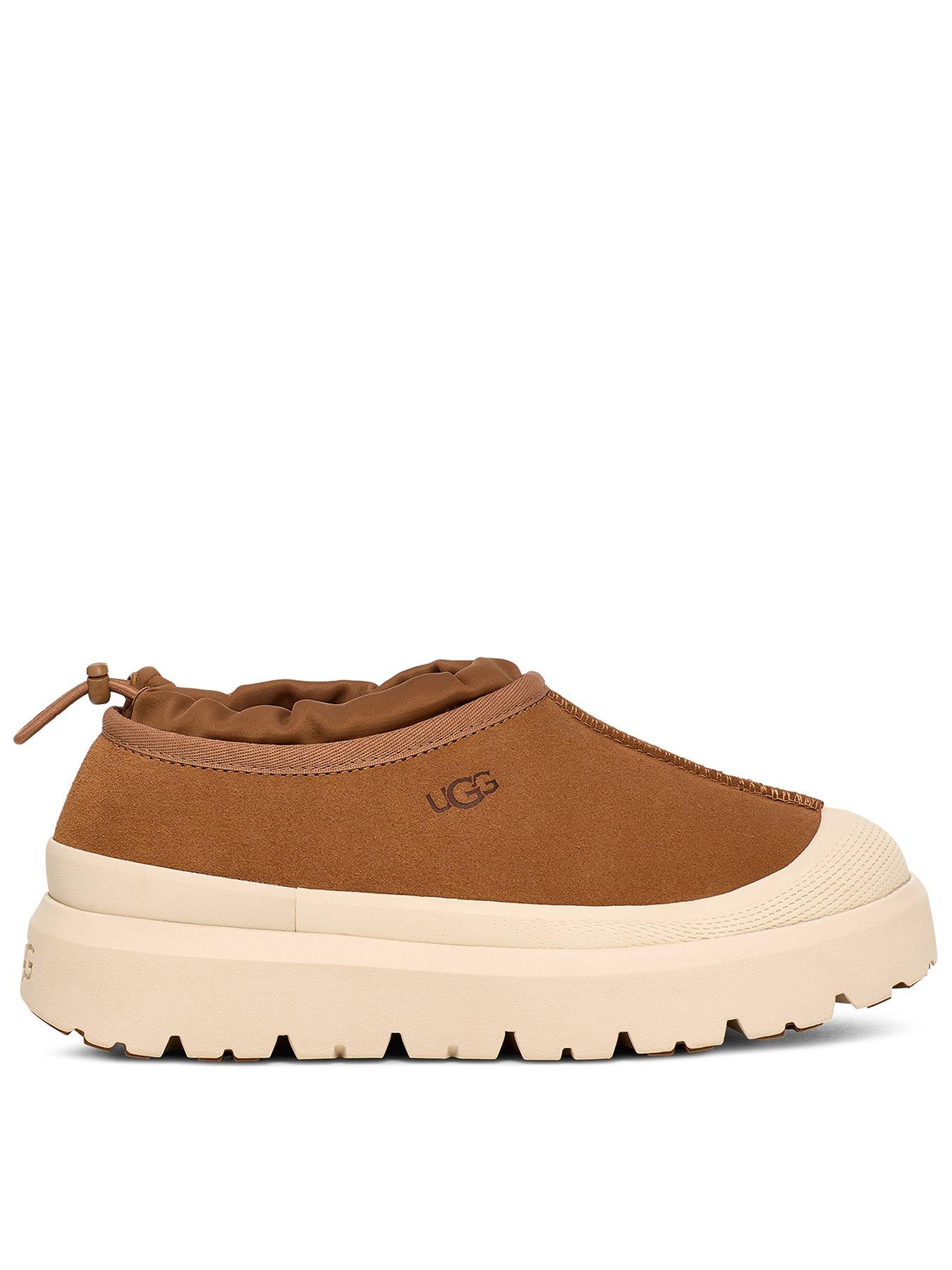 UGG Men's Tasman Weather Hybrid Casual Slip On Shoes - Light Brown