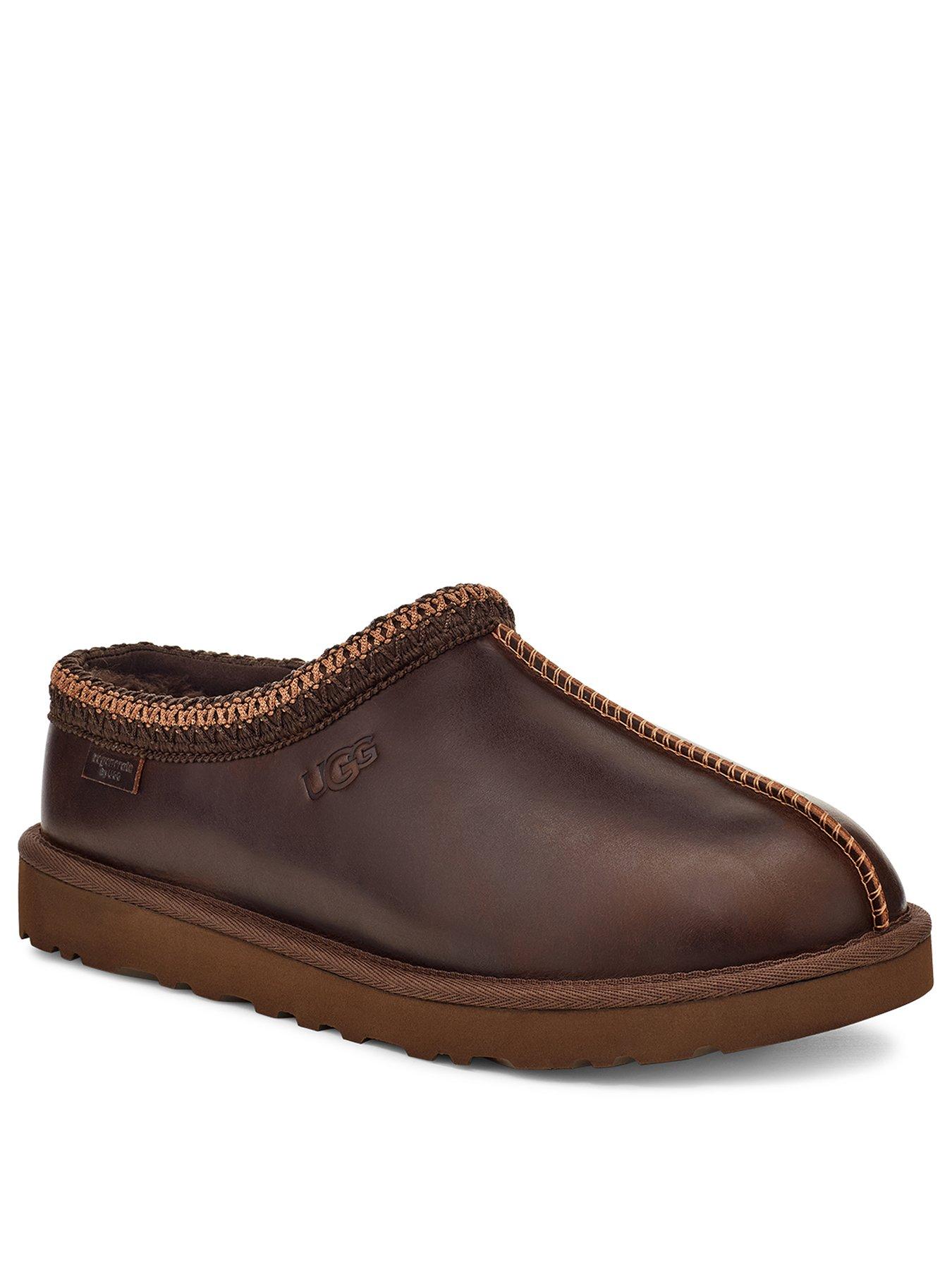 ugg-ugg-mens-leather-regen-tasman-slippers-brownstillFront