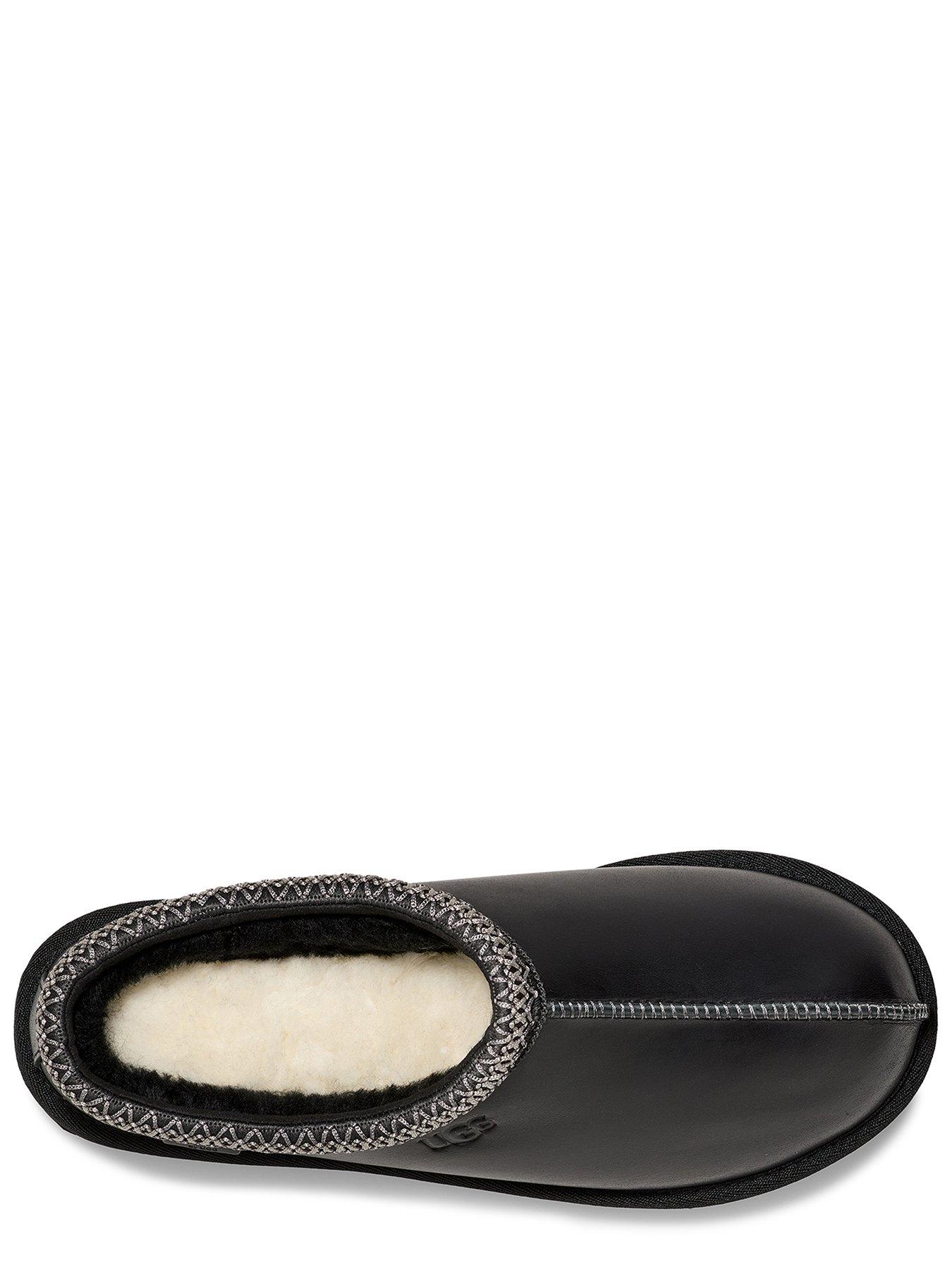 ugg-mens-leather-regen-tasman-slippers-blackoutfit